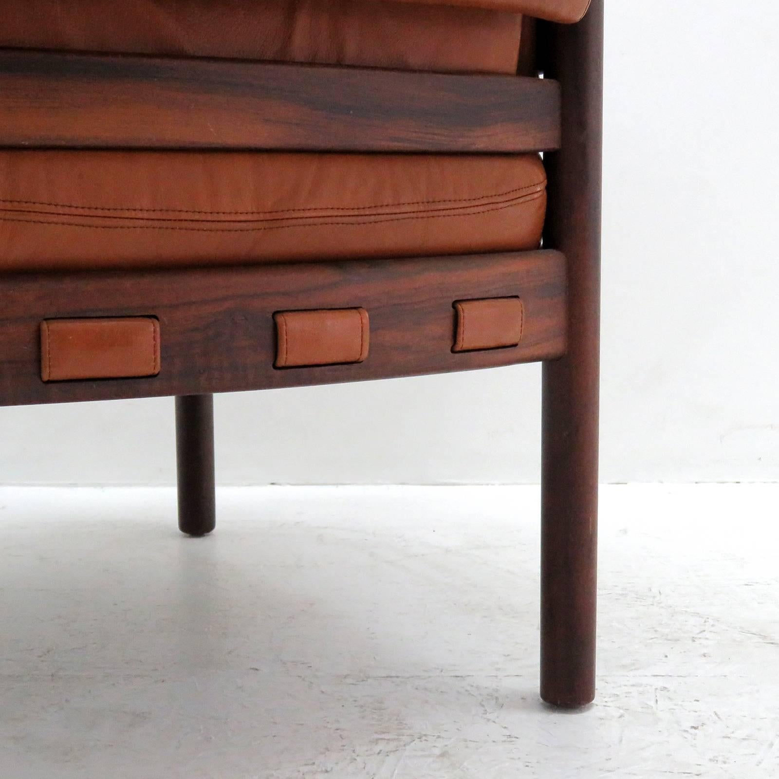 Arne Norell Rosewood Lounge Chairs for Coja Culemborg 1