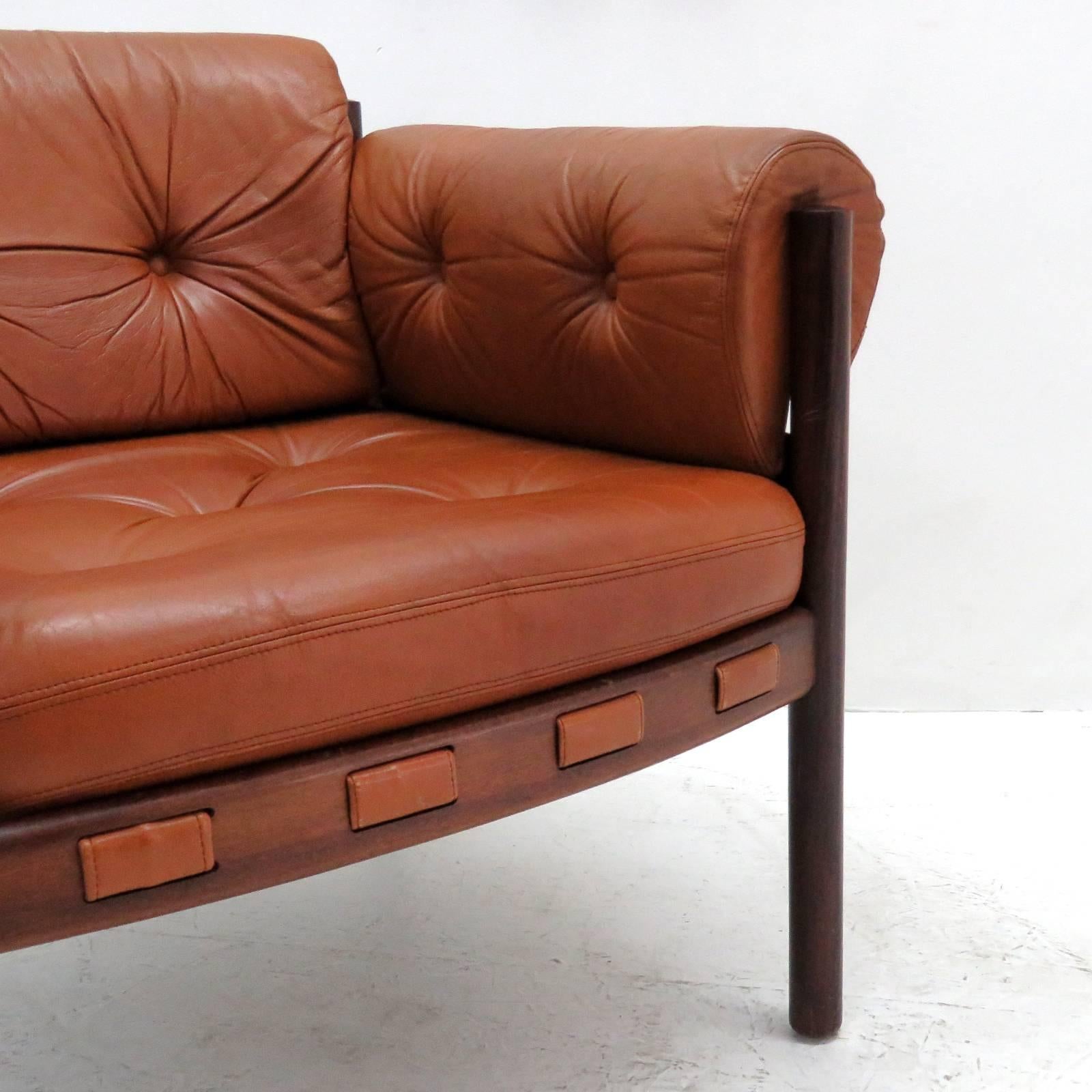 Arne Norell Rosewood Lounge Chairs for Coja Culemborg 2