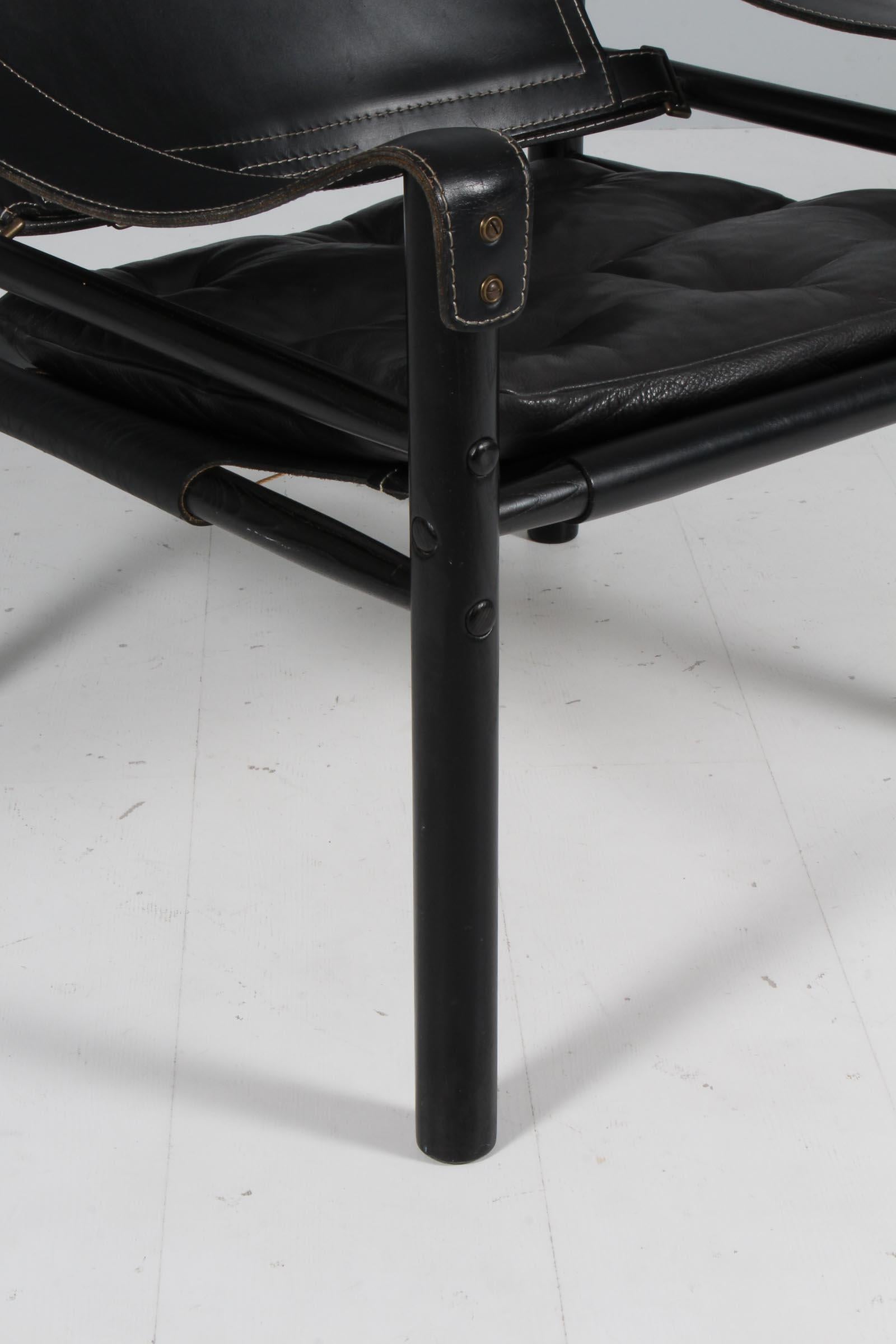 Scandinavian Modern Arne Norell Safari Chair, Model Scirocco