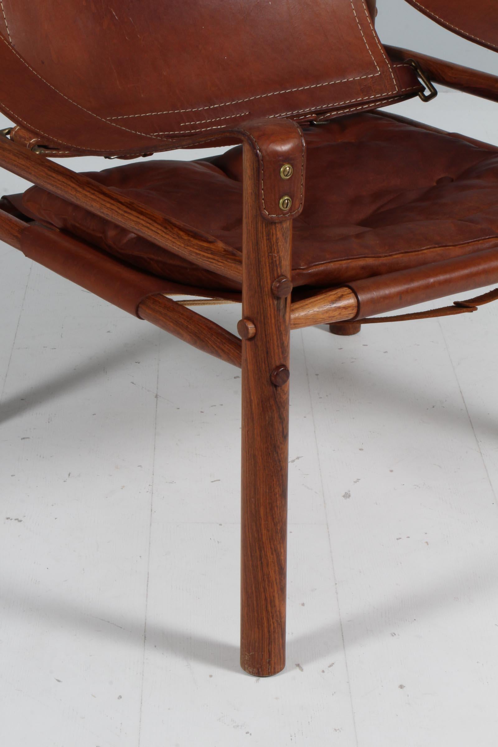 Swedish Arne Norell Safari Chair, Model Scirocco