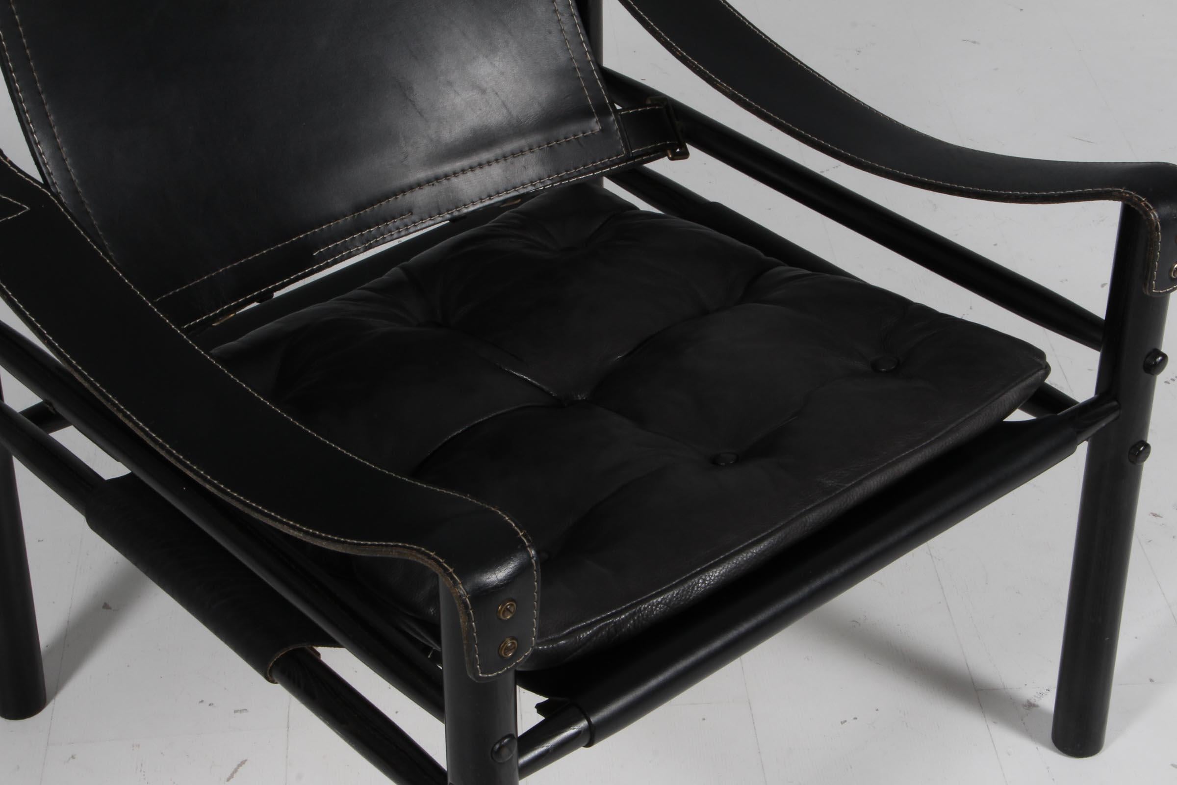 Swedish Arne Norell Safari Chair, Model Scirocco