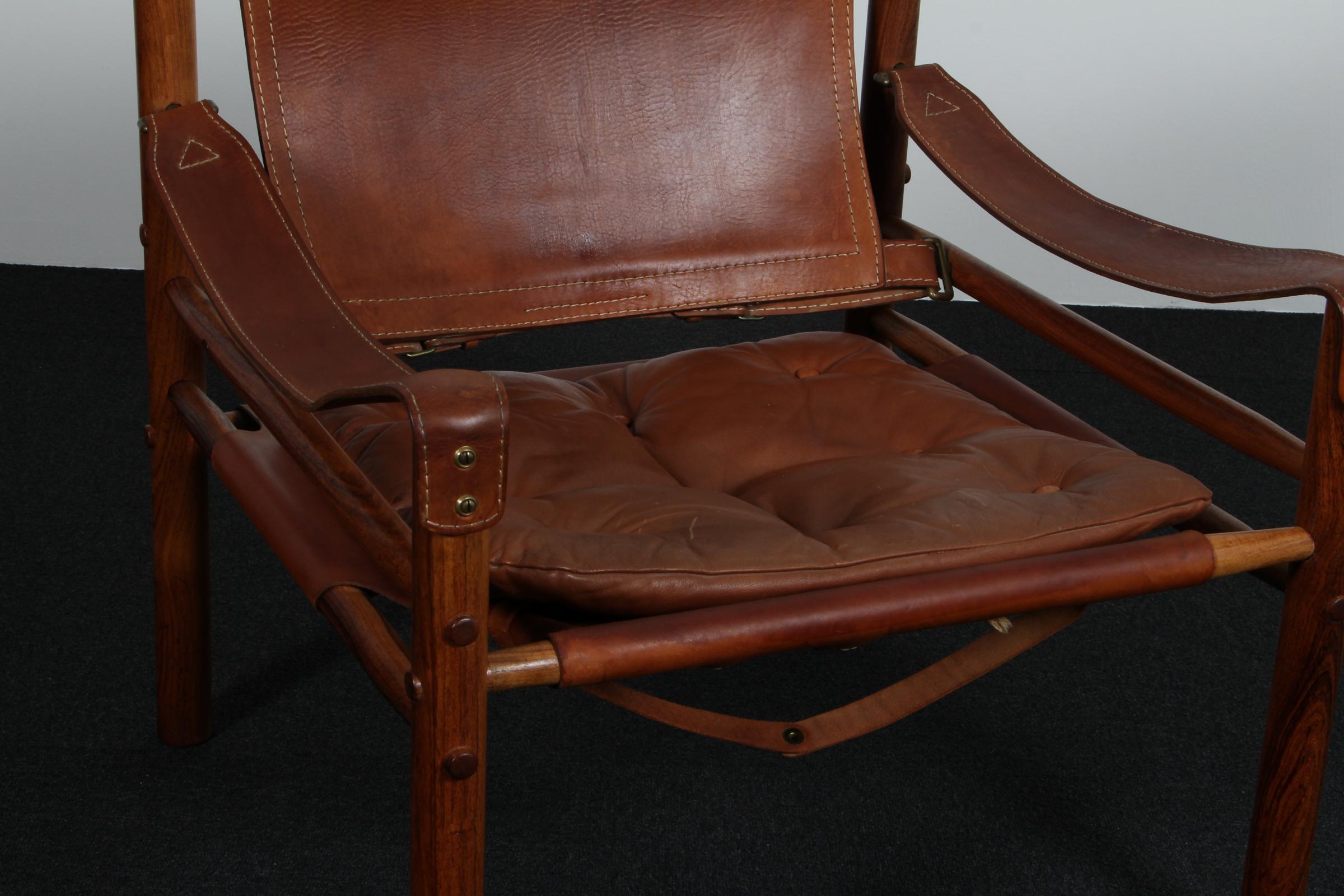 Arne Norell Safari Chair, Model Scirocco im Zustand „Gut“ im Angebot in Esbjerg, DK