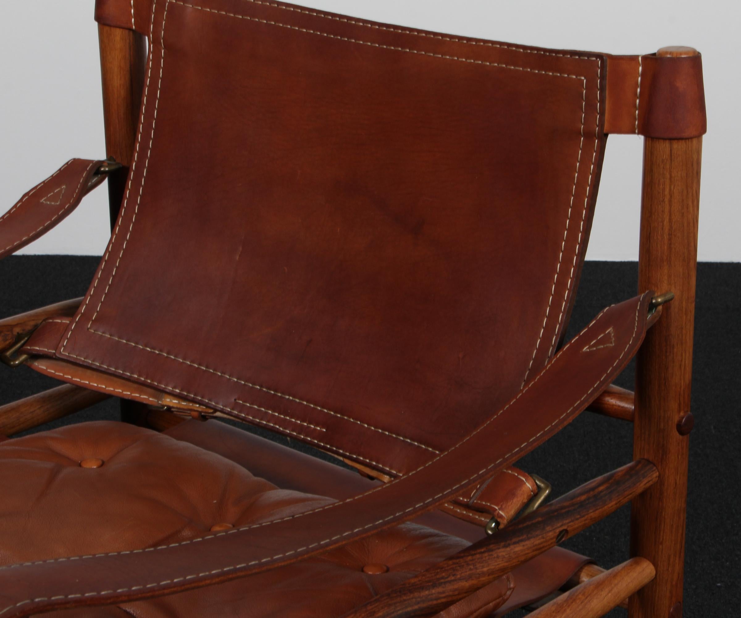 Late 20th Century Arne Norell Safari Chair, Model Scirocco For Sale