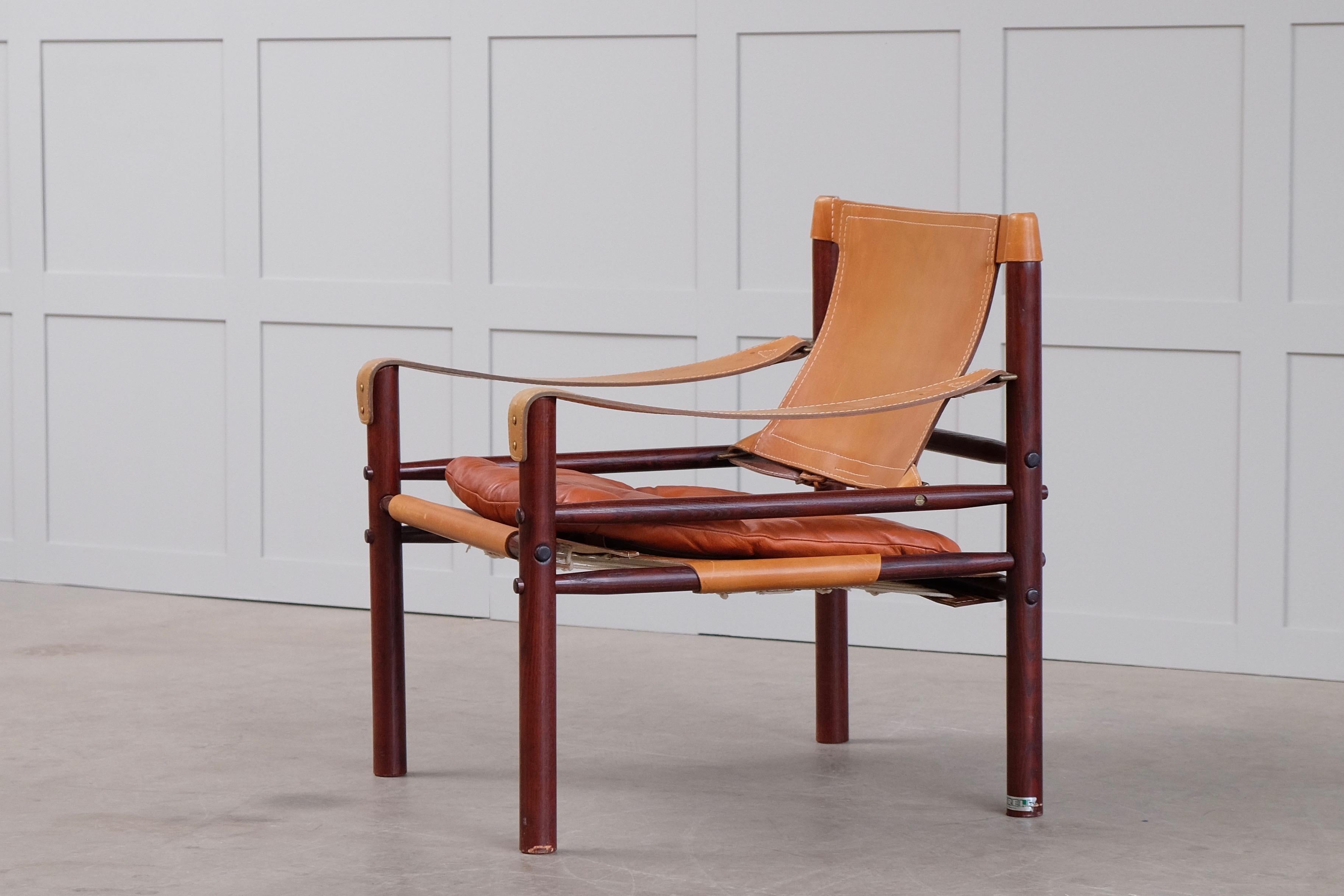 Arne Norell Safari Chair Model Sirocco, 1960s 6