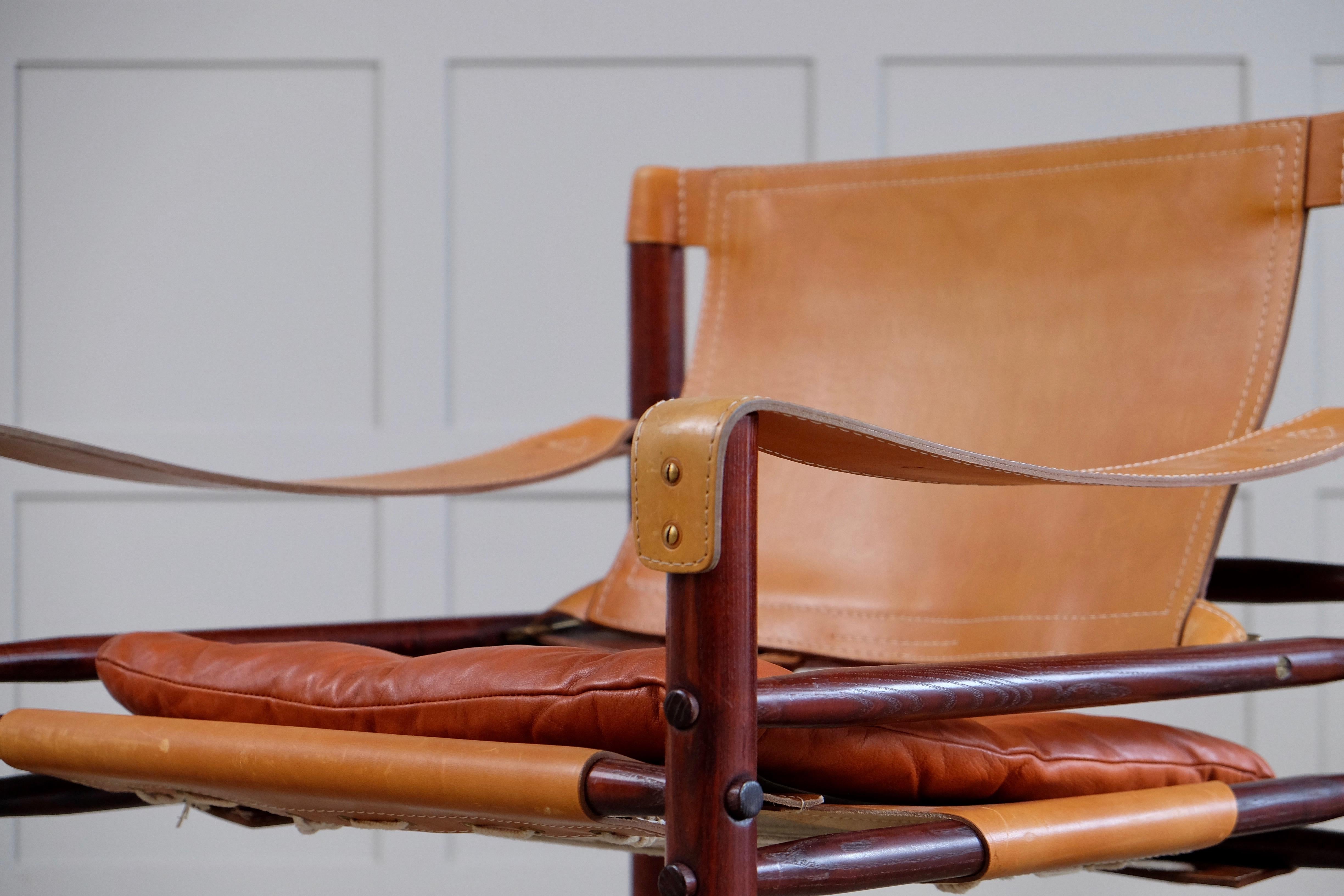 Arne Norell Safari Chair Model Sirocco, 1960s 1