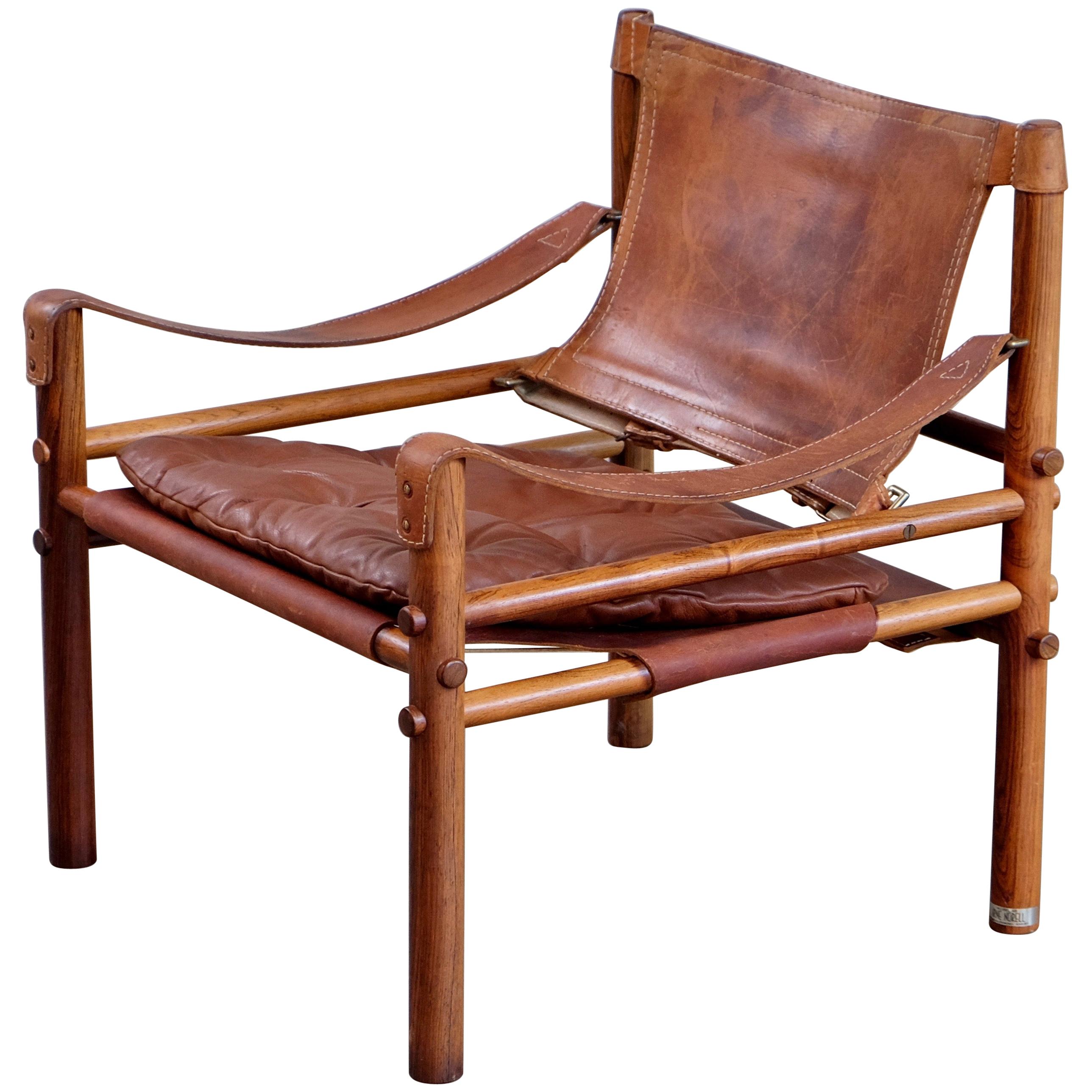Arne Norell Safari Chair Model Sirocco, 1960s