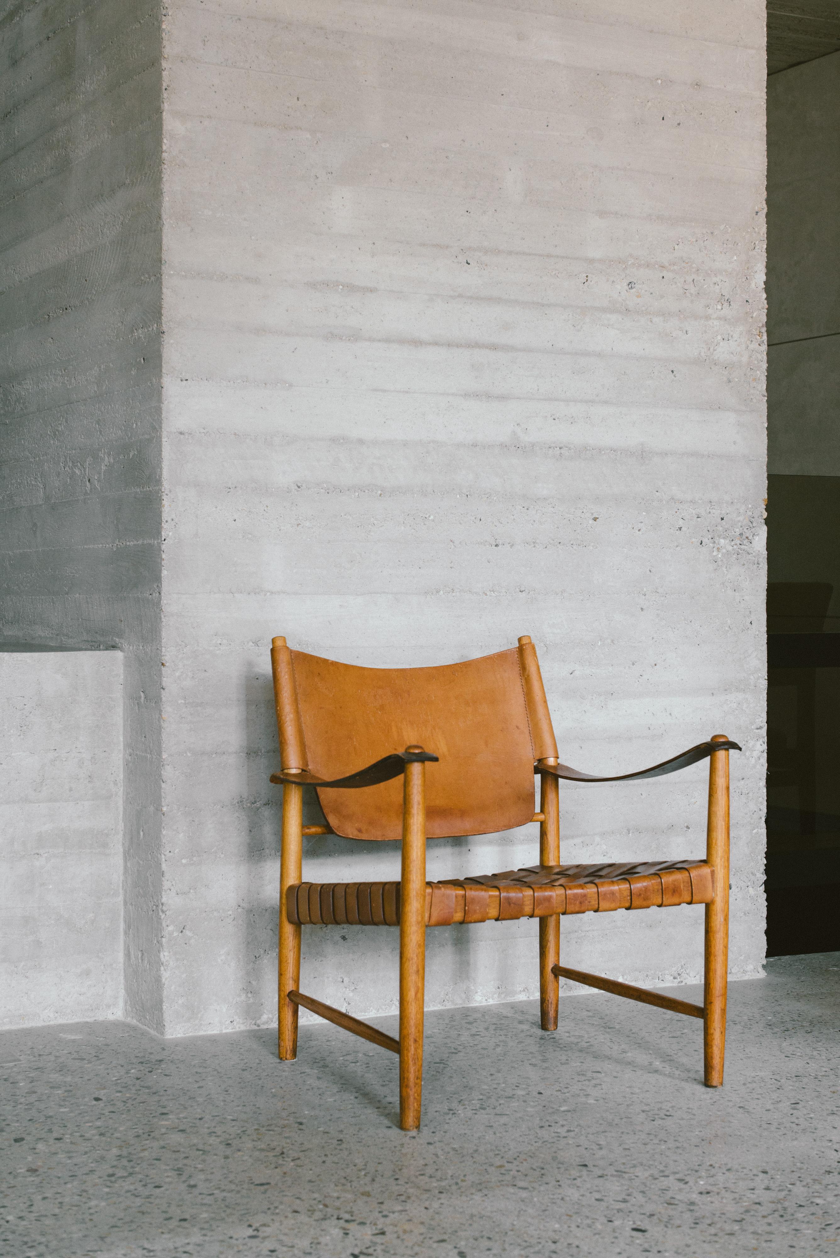 Arne Noréll Safari Chair, Norell Mobel, Sweden, 1960s For Sale 4