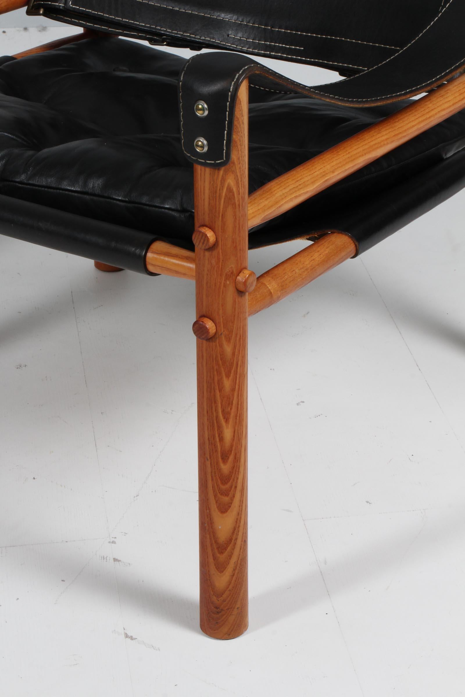 Arne Norell Safari Chairs, Model Scirocco In Excellent Condition In Esbjerg, DK