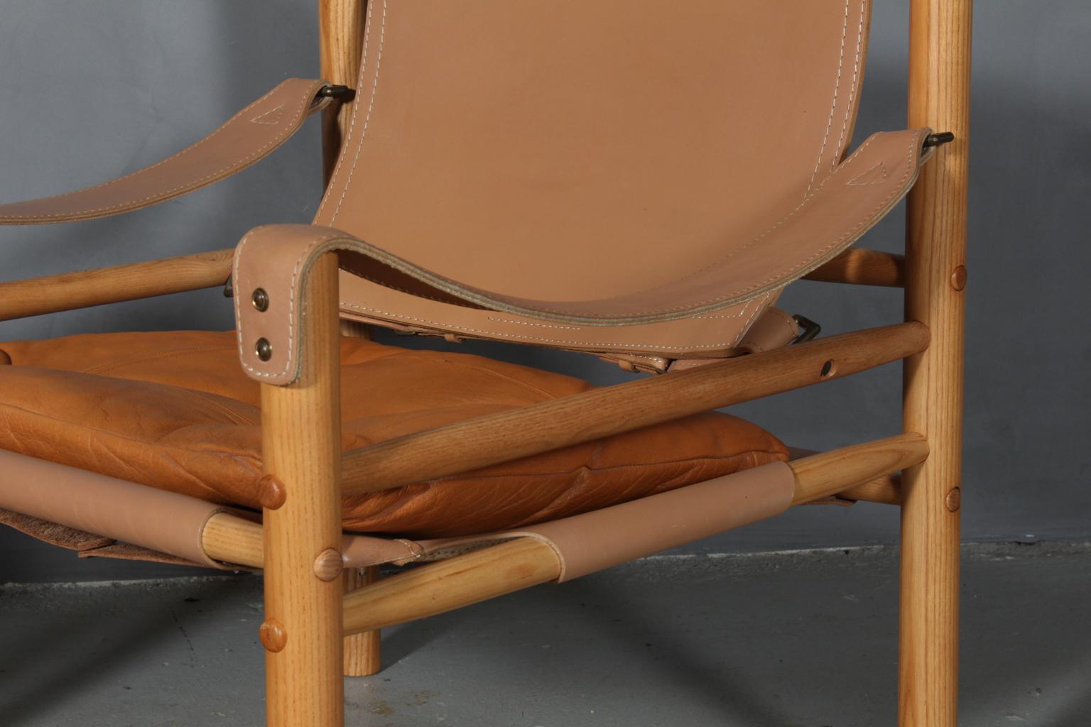 Late 20th Century Arne Norell Safari Chairs, Model Scirocco