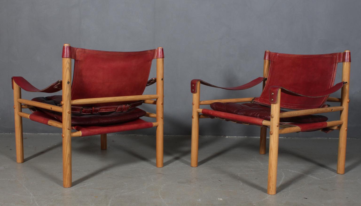 Late 20th Century Arne Norell Safari Chairs, Model Scirocco