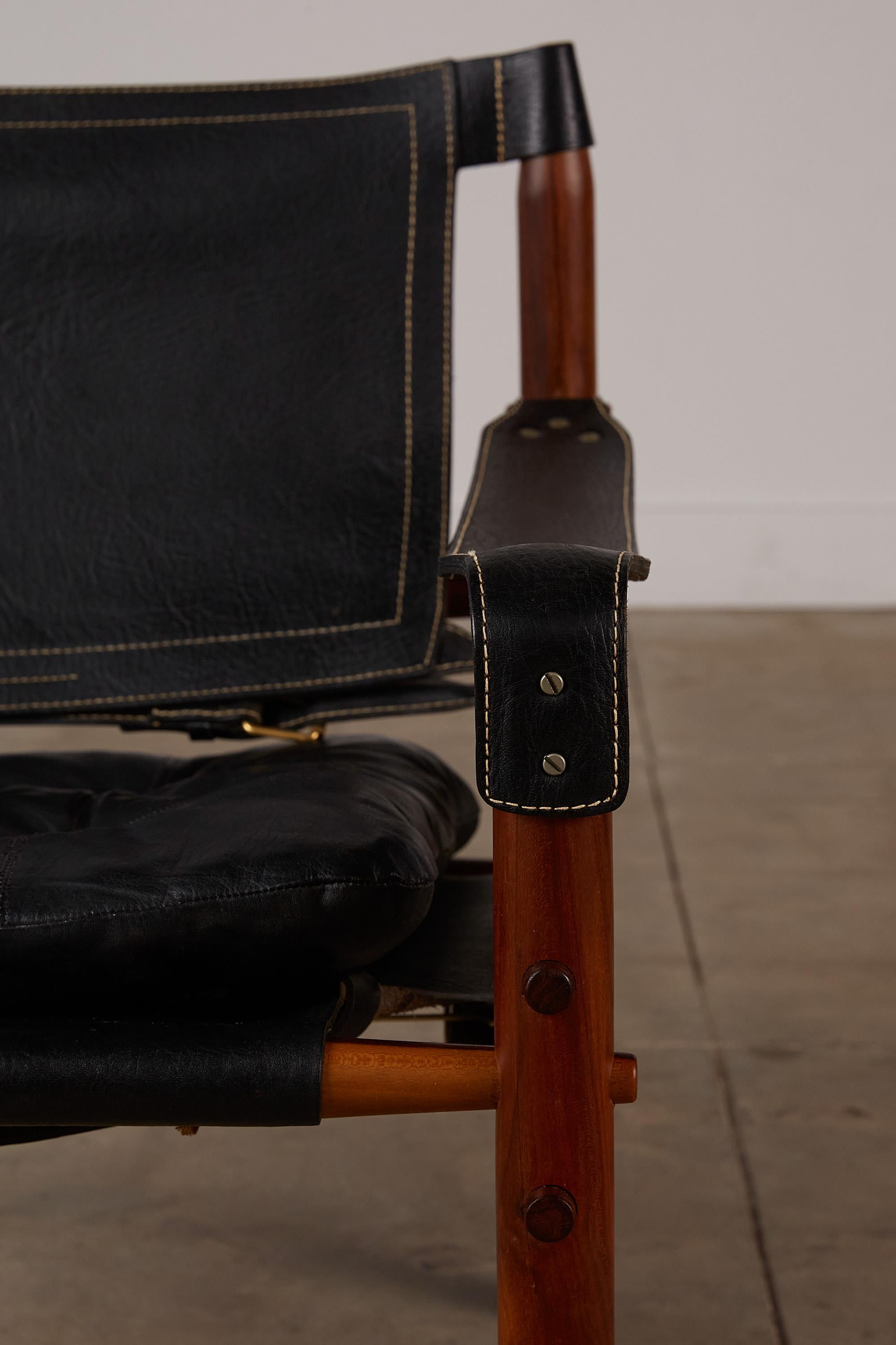 Arne Norell Safari Lounge Chair for Scanform In Good Condition In Los Angeles, CA