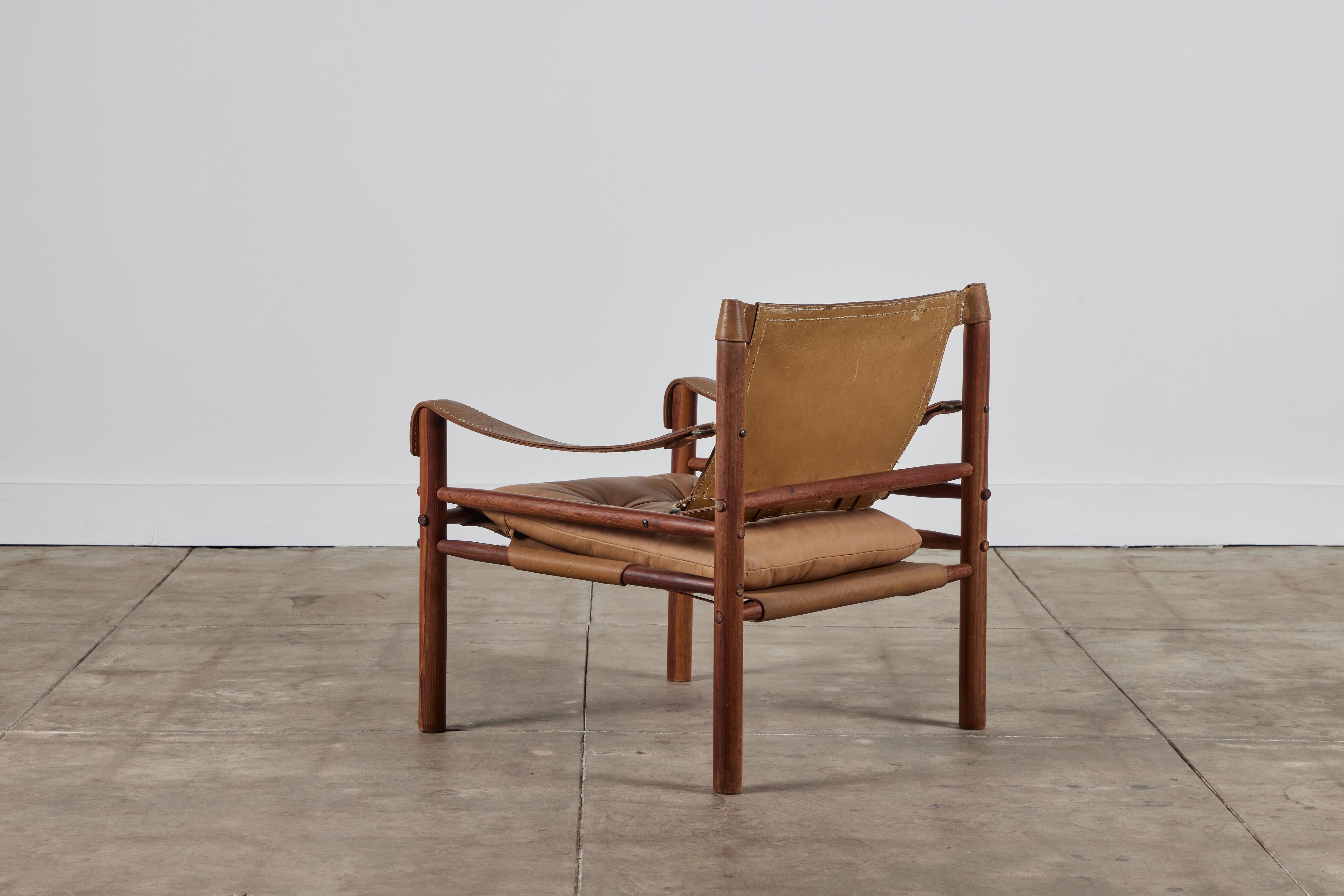 20th Century Arne Norell Safari Lounge Chair for Scanform For Sale