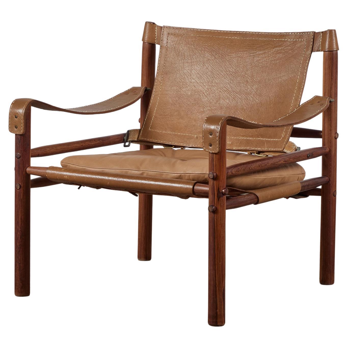 Arne Norell Safari Lounge Chair for Scanform For Sale