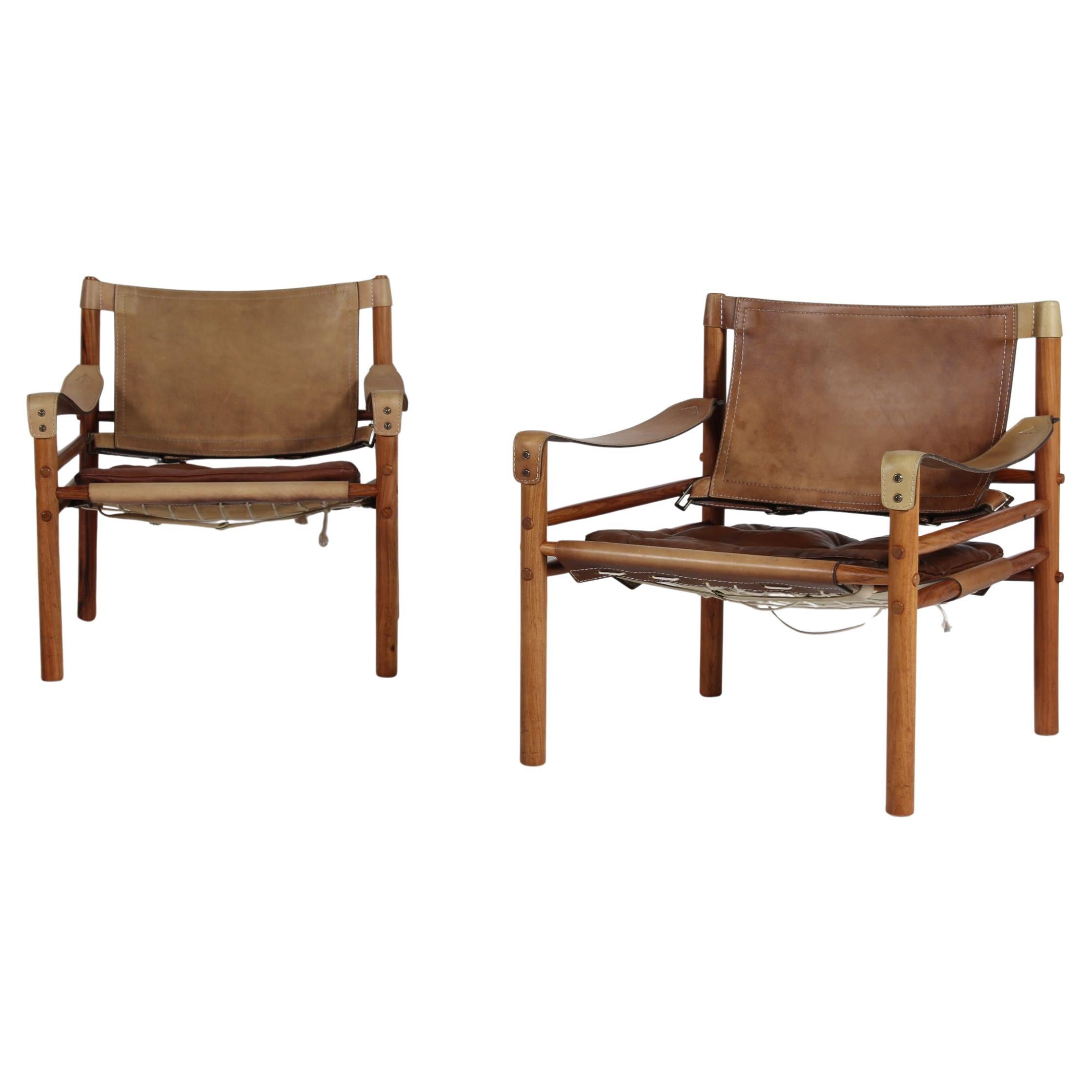 Arne Norell Scirocco 2 Safari Chairs by Norell AB Sweden