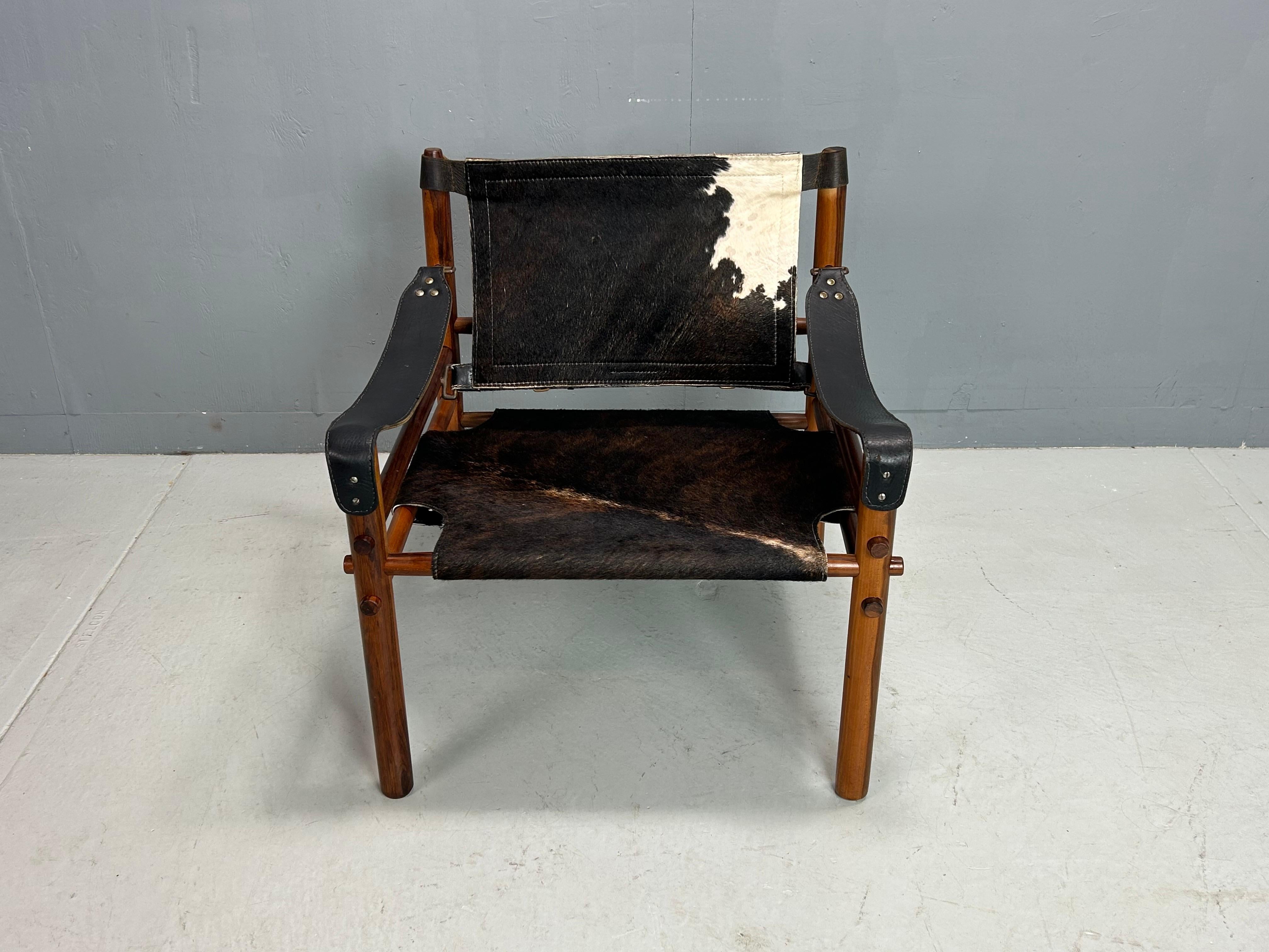 20th Century Arne Norell Sirocco Easy Chair by Arne Norell AB in Sweden For Sale