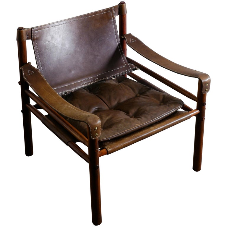Arne Norell Sirocco safari-style chair, 1960s