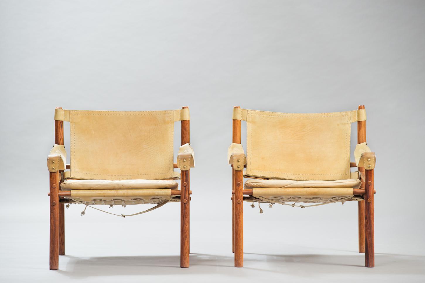 Scandinavian Modern Arne Norell Sirocco Easy Chairs by Arne Norell for Aneby Mobler, One pair