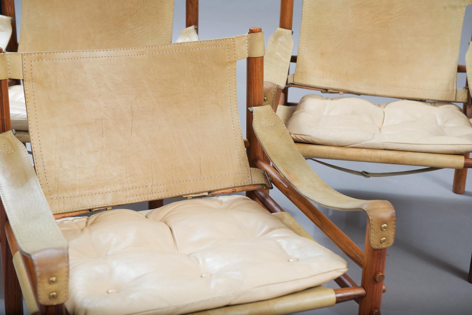 Arne Norell Sirocco Easy Chairs by Arne Norell for Aneby Mobler, One pair In Good Condition In Porto, PT