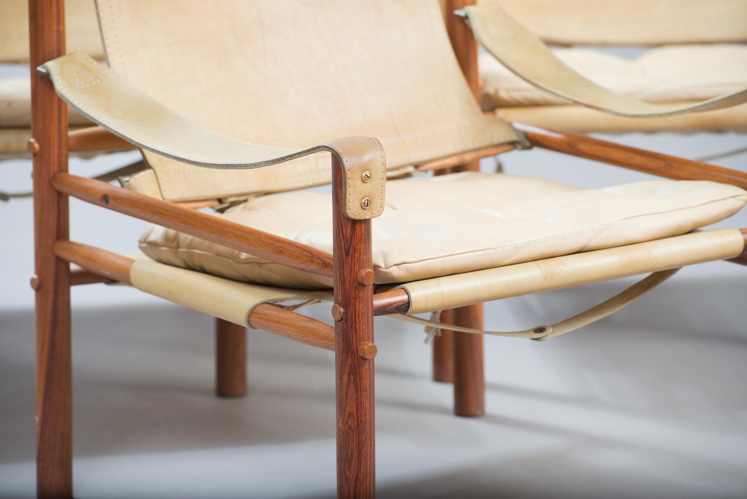 Mid-20th Century Arne Norell Sirocco Easy Chairs by Arne Norell for Aneby Mobler, One pair