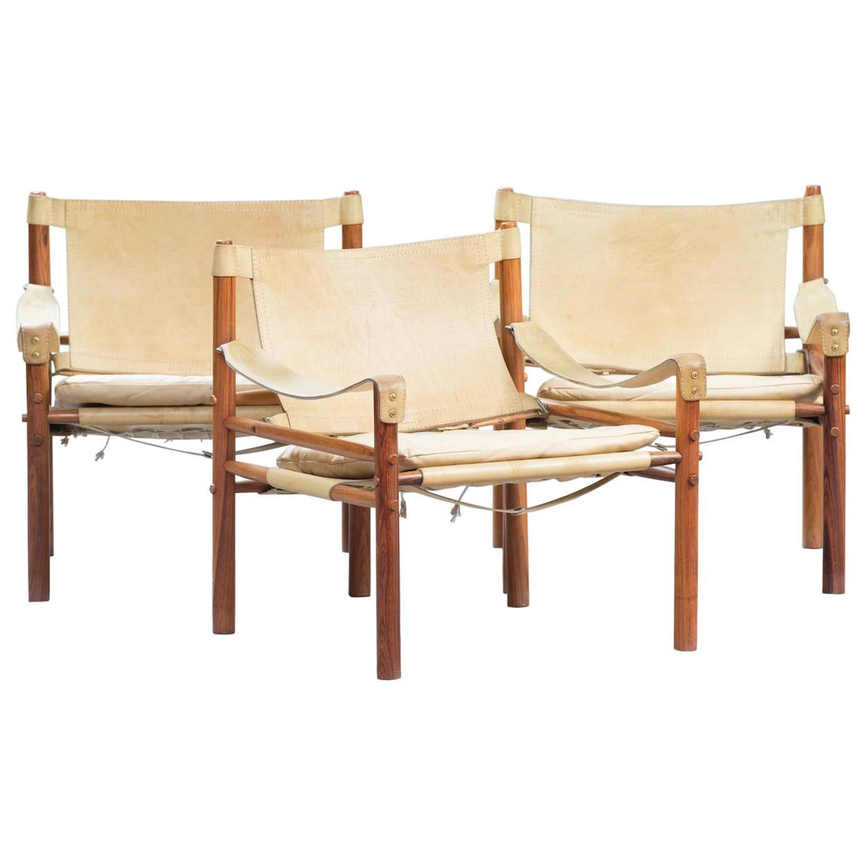 Arne Norell Sirocco Easy Chairs by Arne Norell for Aneby Mobler, One pair