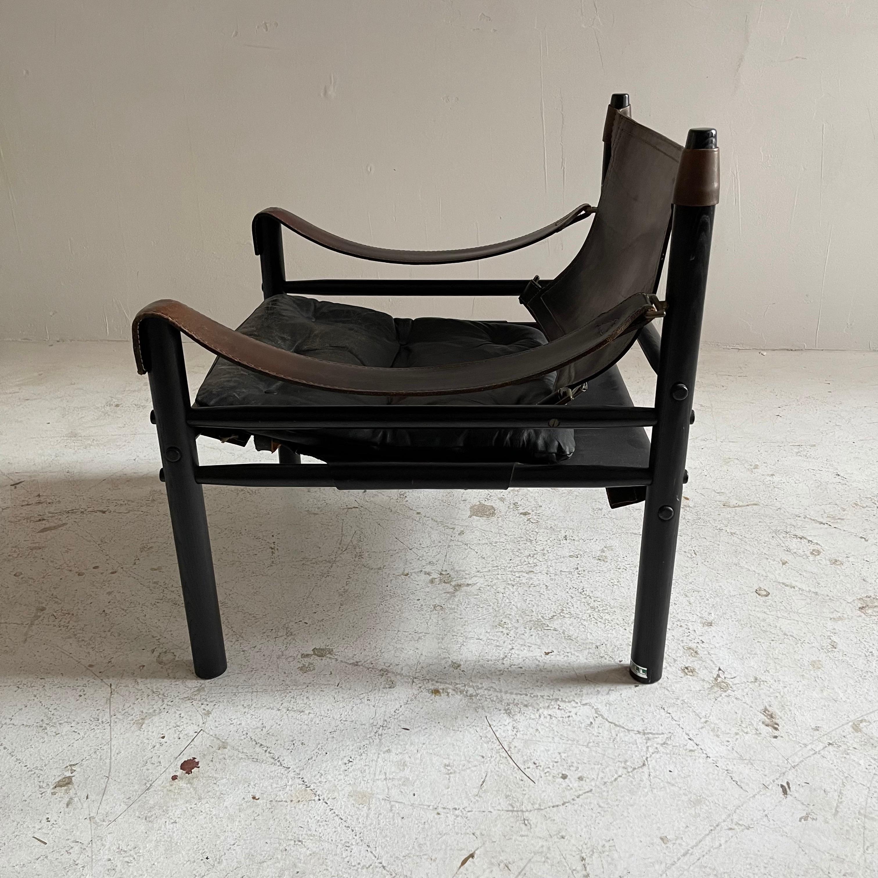 Arne Norell Sirocco Safari Chairs Set of Two, Sweden 1960s 7