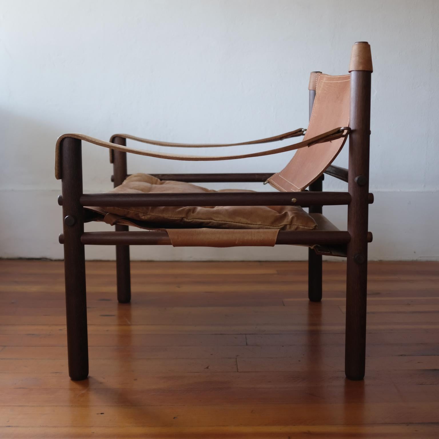 leather safari chair