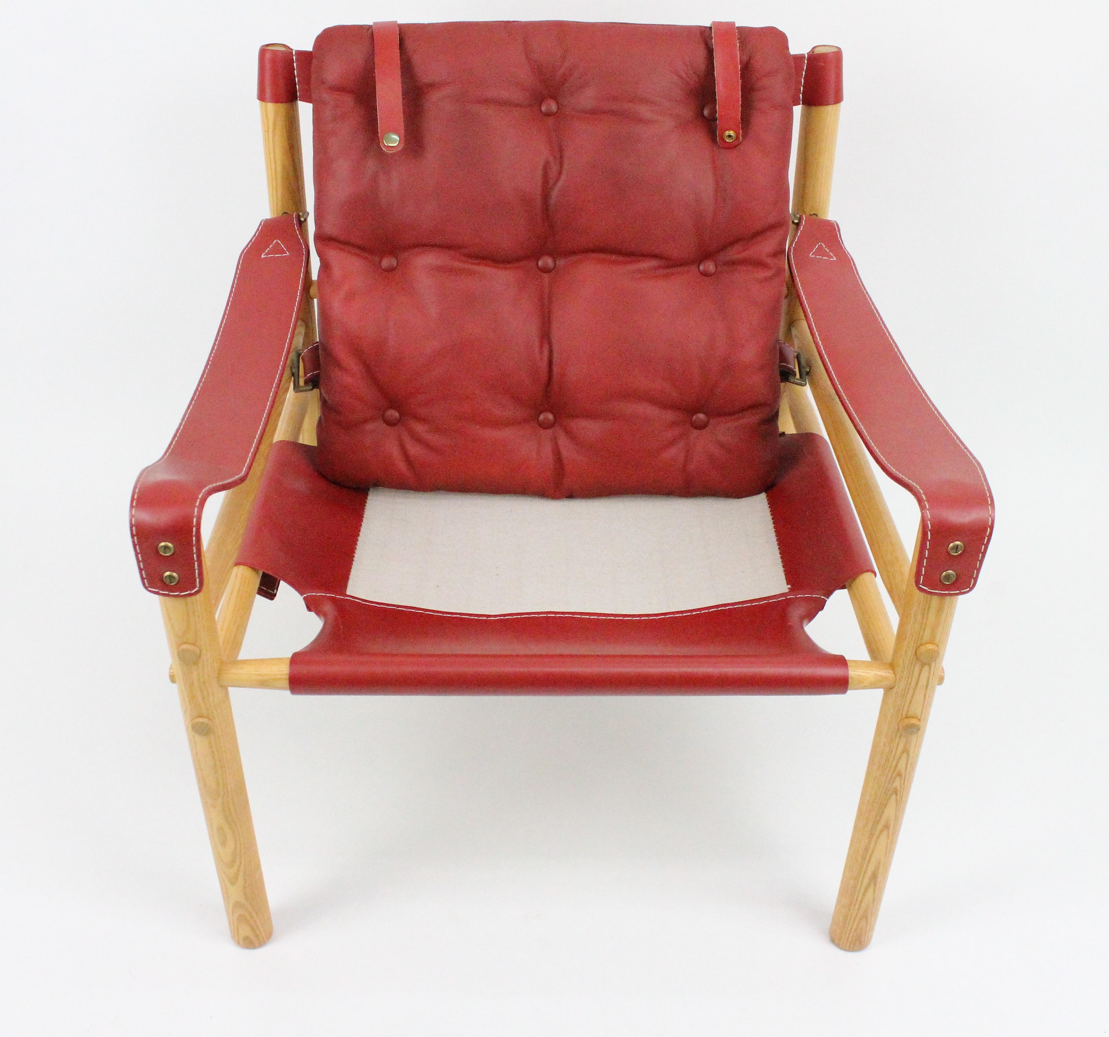 Arne Norell Sirocco Safari Chairs by Norells in Sweden For Sale 9