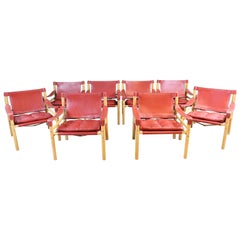 Arne Norell Sirocco Safari Chairs by Norells in Sweden