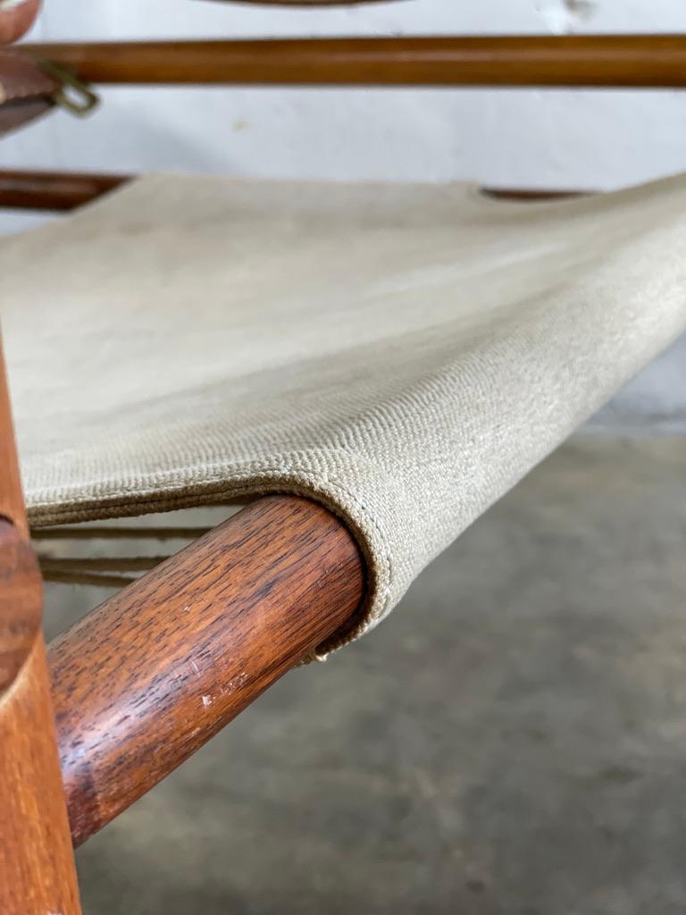 Arne Norell Sirocco Safari Chairs Scandinavian Modern - ein Paar im Angebot 3