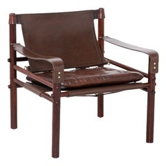 Arne Norell “Sirocco” Safari Leather Lounge Chair
