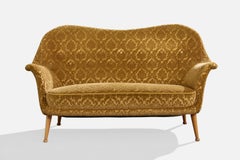 Arne Norells, Divano, Tessuto, Betulla, Svezia, anni '60