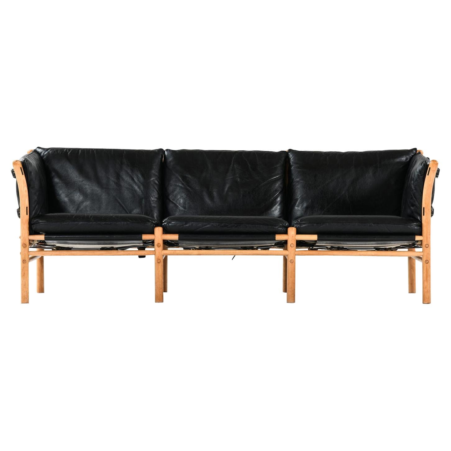Arne Norell Sofa Model Ilona Produced by Arne Norell AB in Aneby, Sweden For Sale
