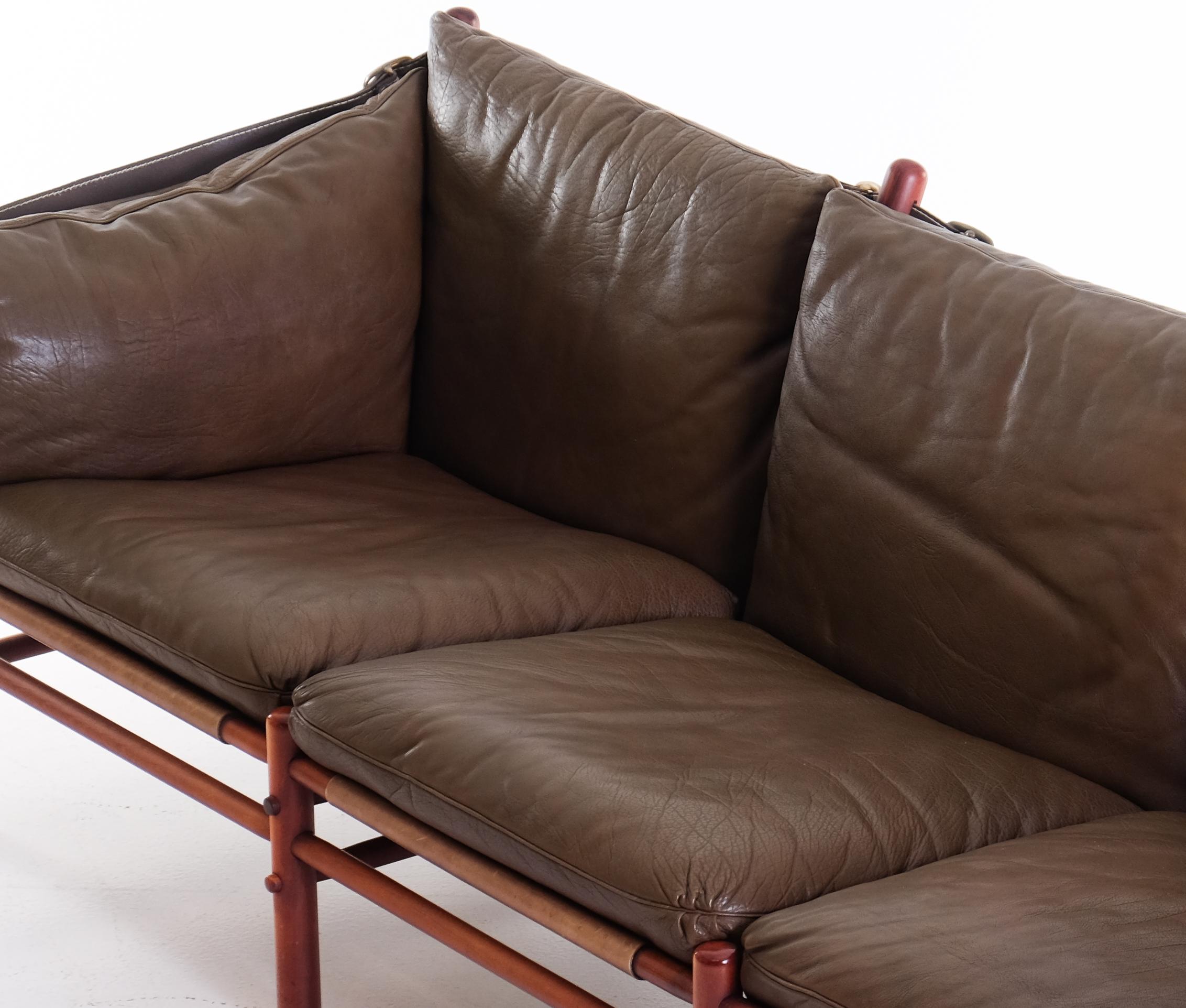 Swedish Arne Norell Three-Seat Sofa Model Ilona, 1970s