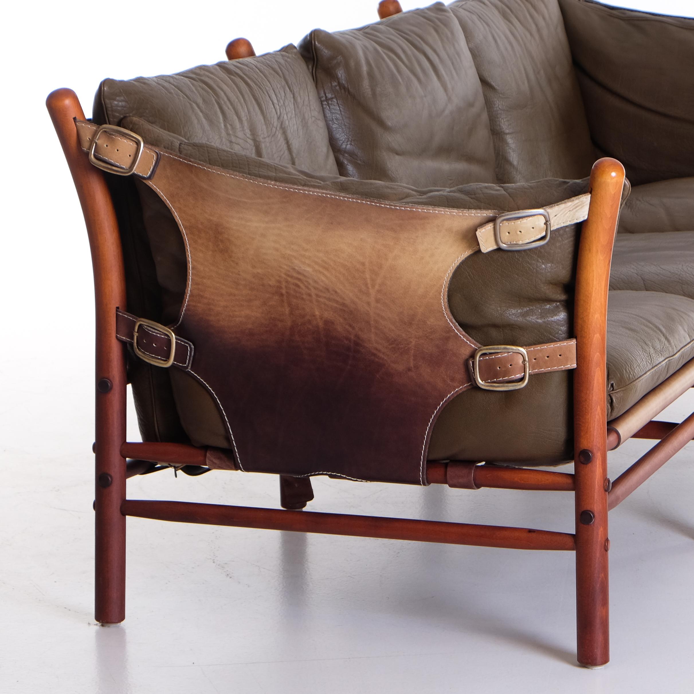Arne Norell Three-Seat Sofa Model Ilona, 1970s 1