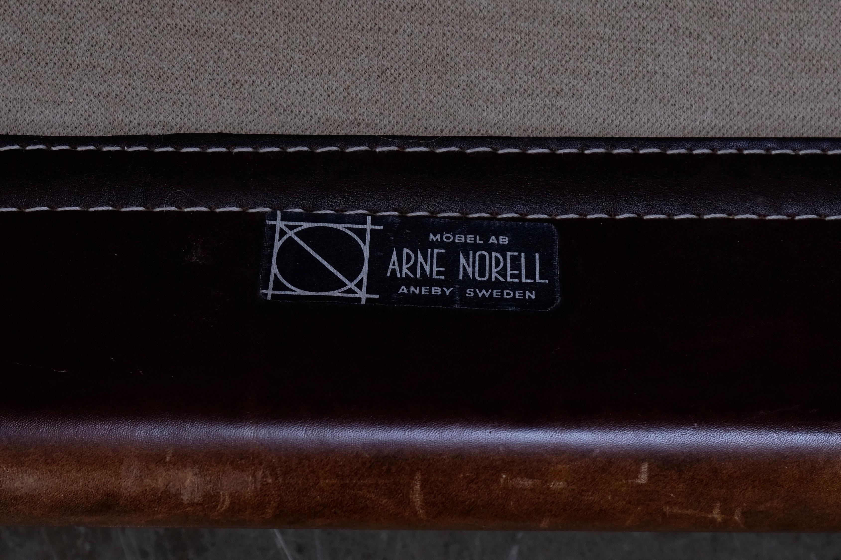 Arne Norell Three-Seat Sofa Model Ilona, 1970s For Sale 2
