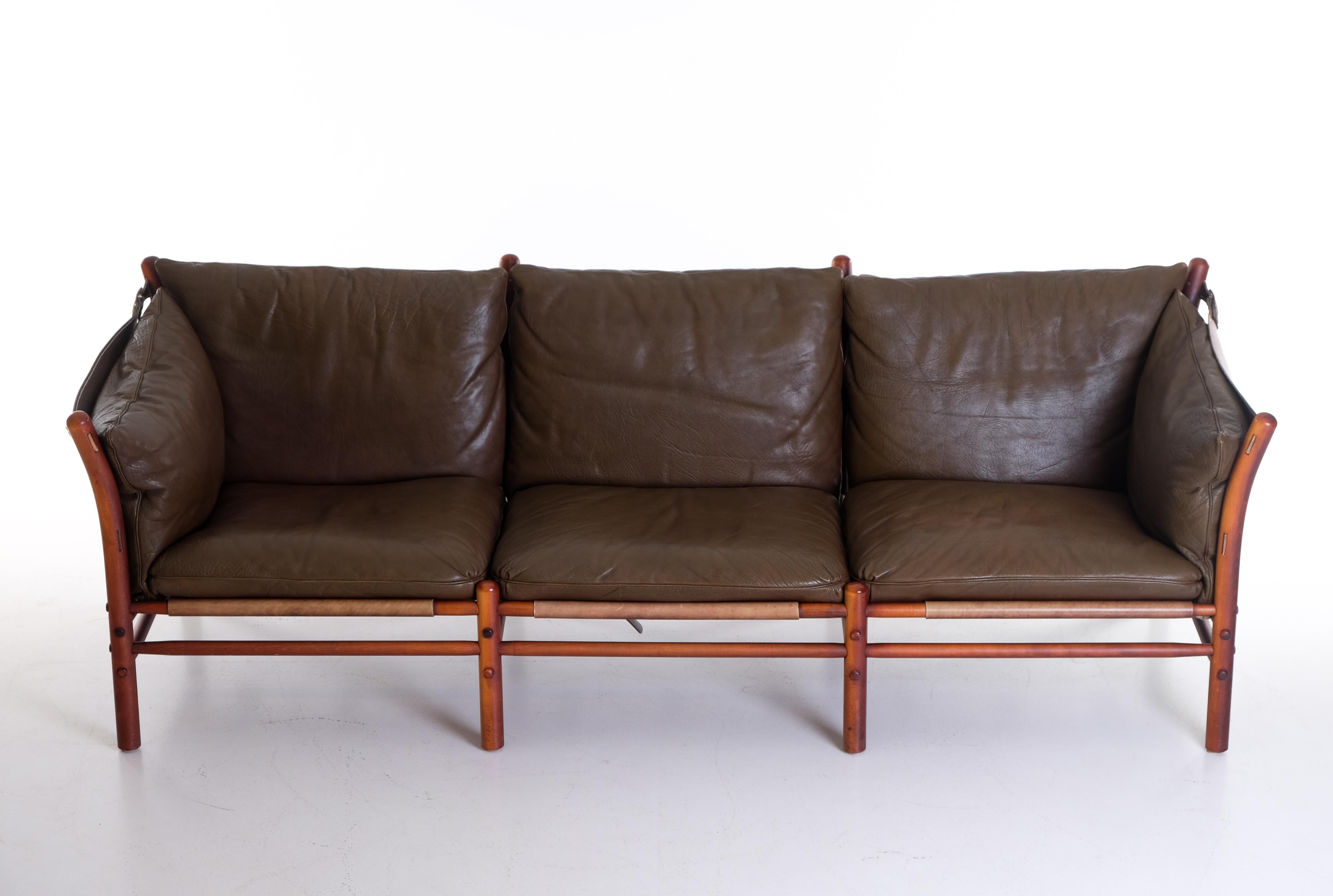 Arne Norell Three-Seat Sofa Model Ilona, 1970s 2