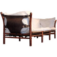 Arne Norell Three-Seat Sofa Model Ilona, 1970s