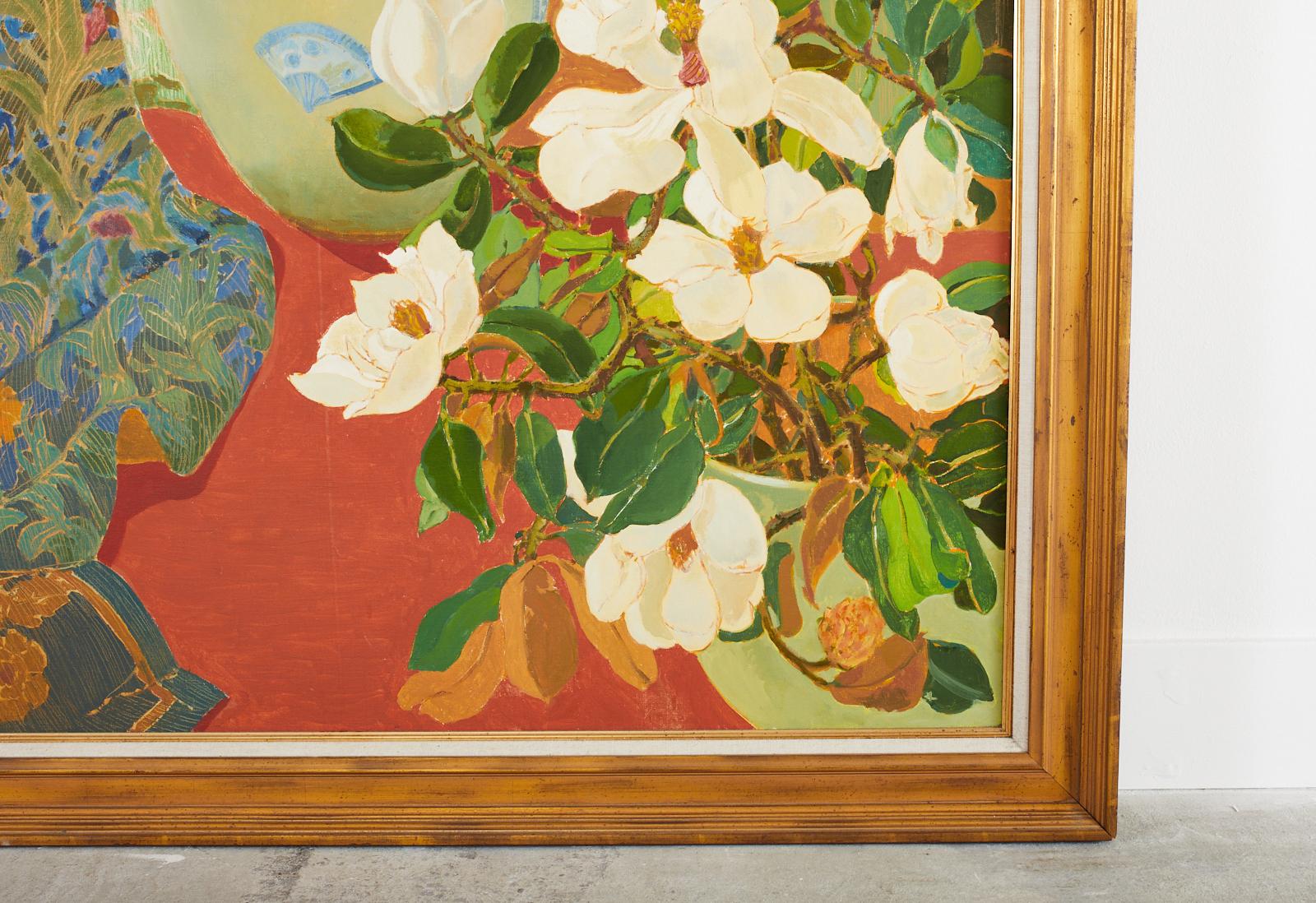 Arne Nybak 1989 Large Untitled Oil Canvas Painting 2