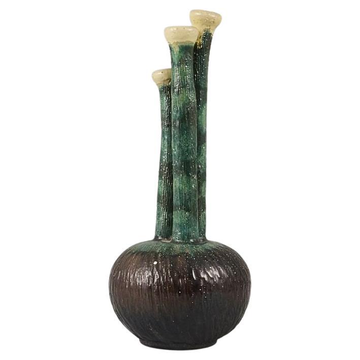 Arne Säfström, rare tulip vase in ceramic, Scandinavian Modern mid1900s For Sale