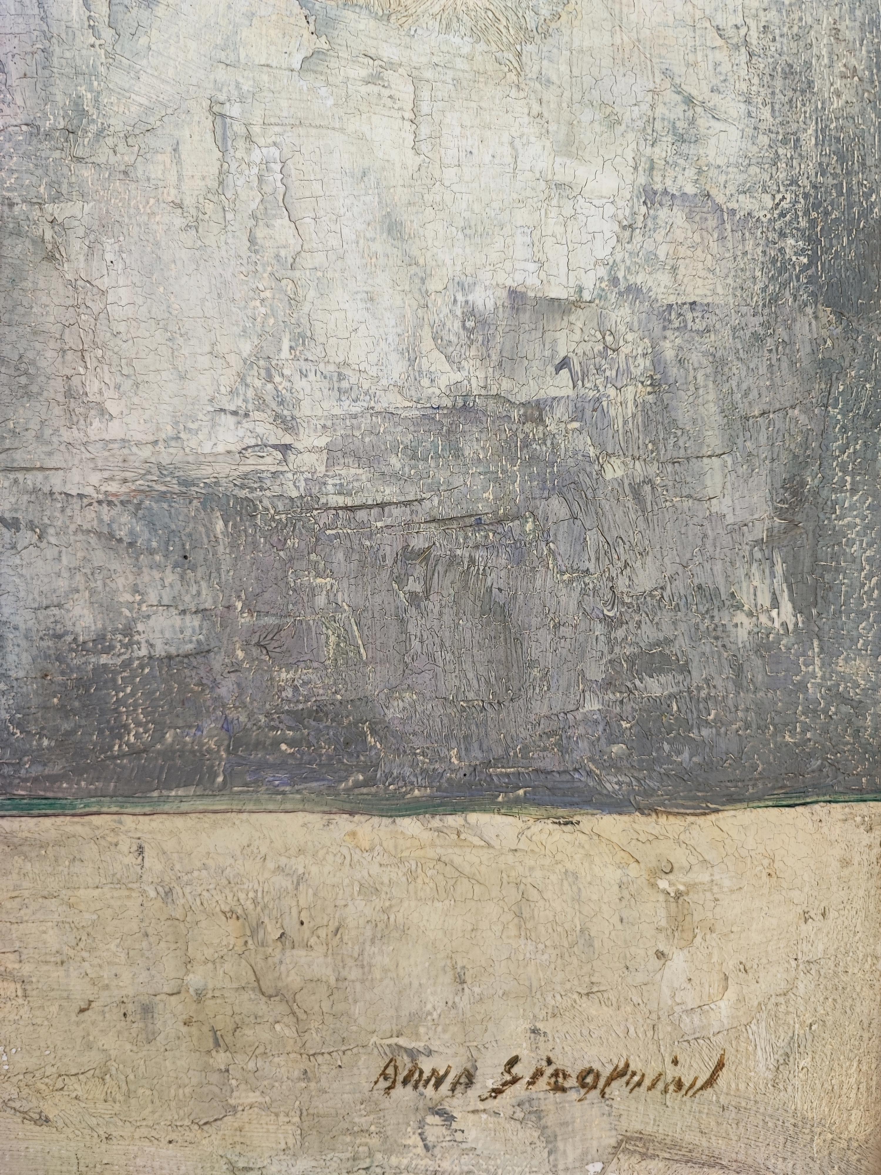 Cactus en flor - Painting Moderno de Arne Siegfried