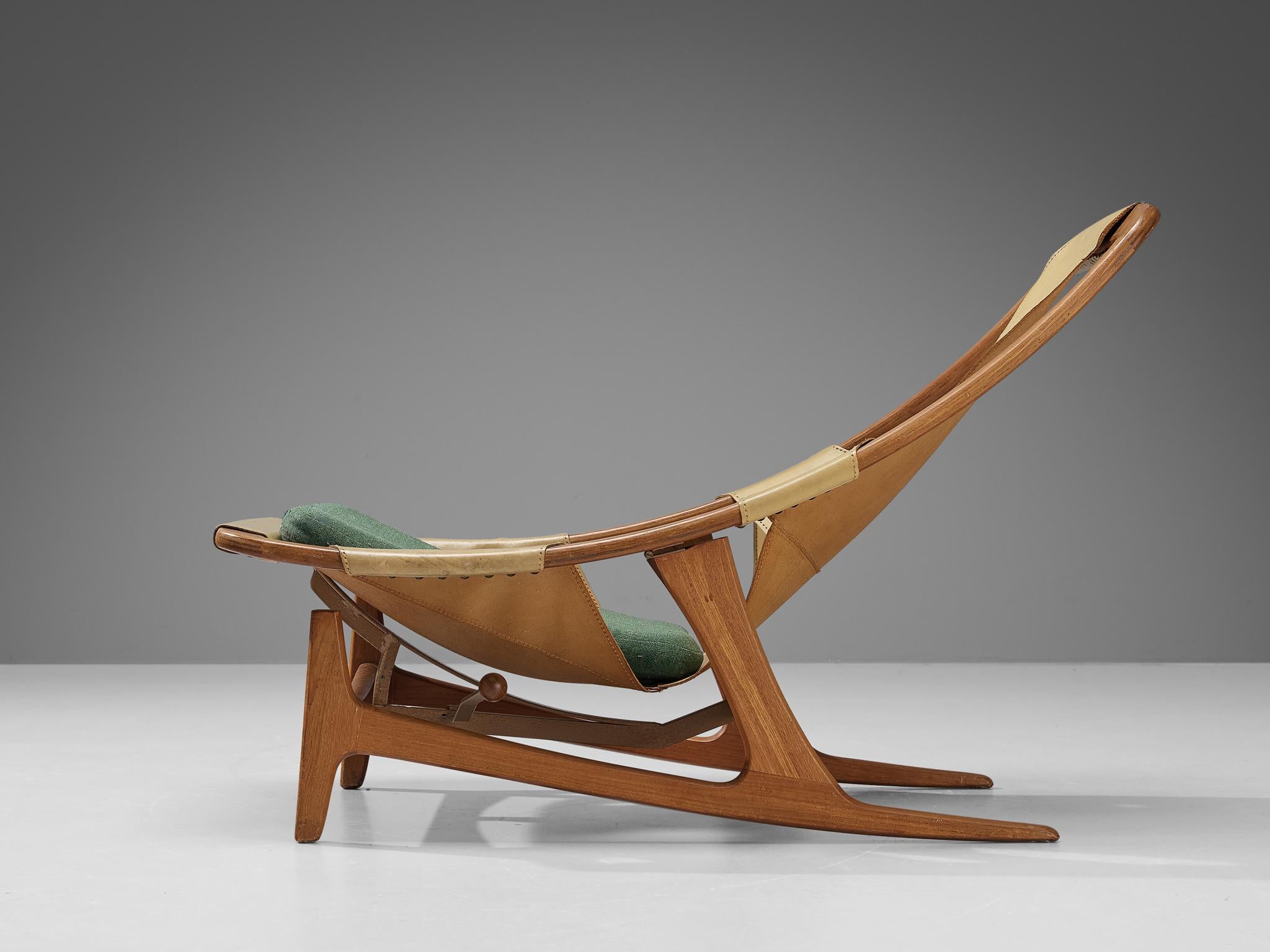 Arne Tidemand for AS Inventar/ Norcraf 'Holmenkollen' Lounge Chair For Sale 4