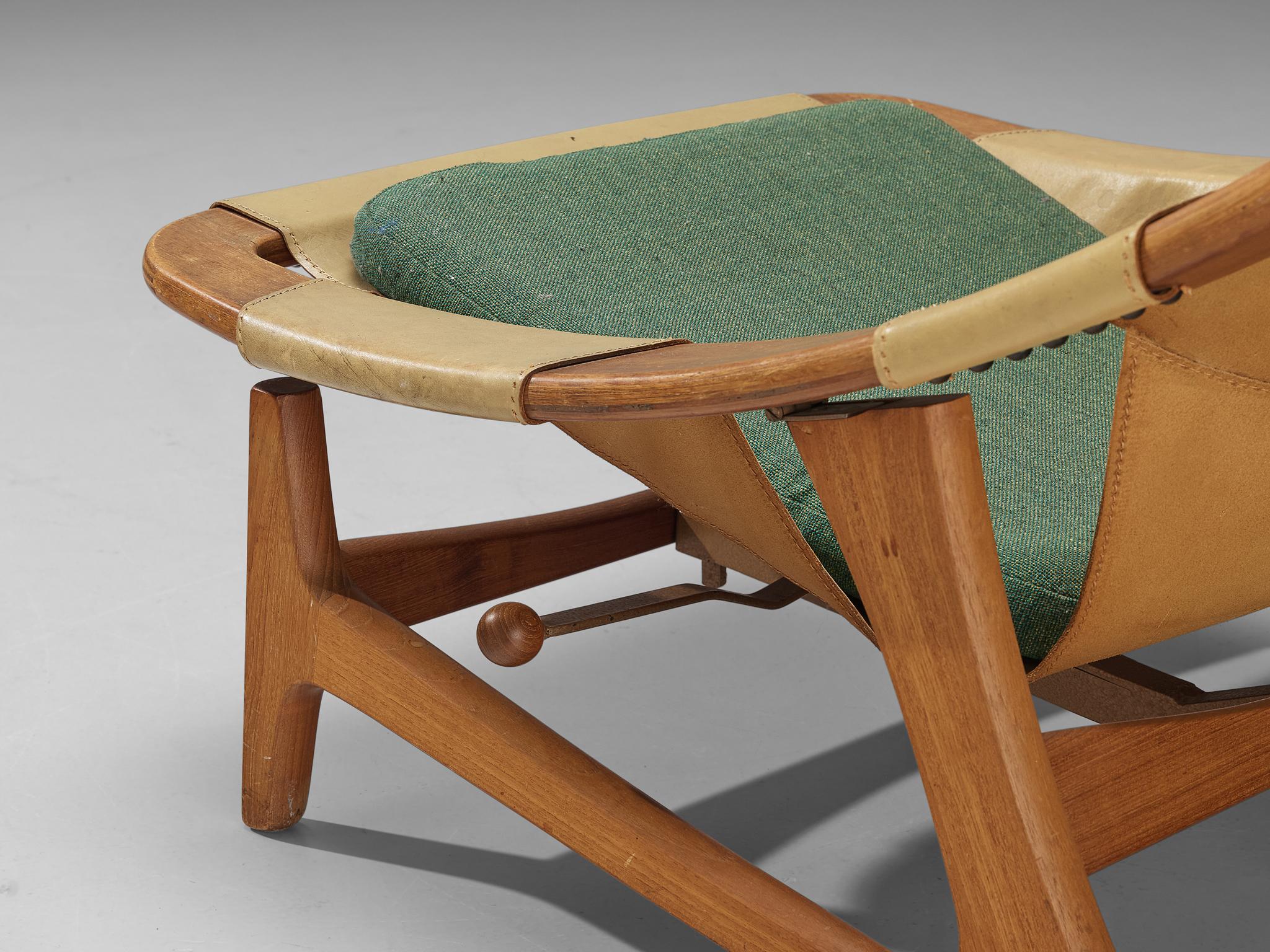 Norwegian Arne Tidemand for AS Inventar/ Norcraf 'Holmenkollen' Lounge Chair For Sale
