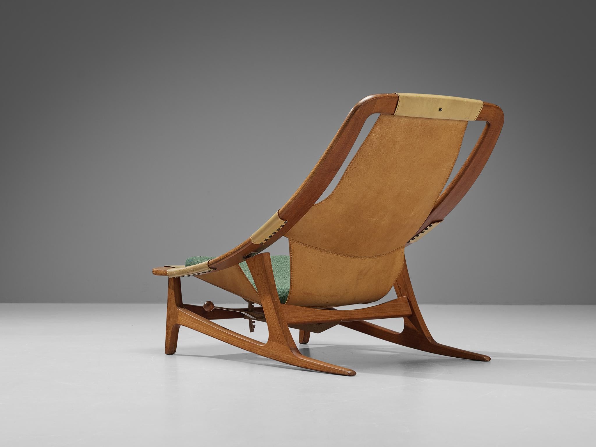 Arne Tidemand for AS Inventar/ Norcraf 'Holmenkollen' Lounge Chair For Sale 1