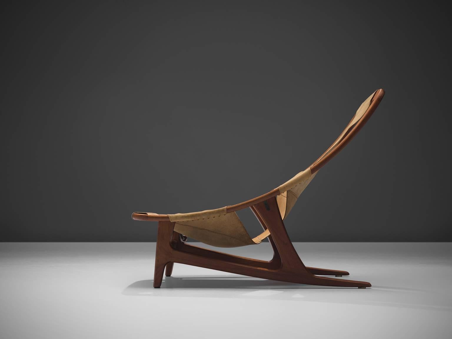 Scandinavian Modern Arne Tidemand Ruud for Norcraft 'Holmkollen' Lounge Chair