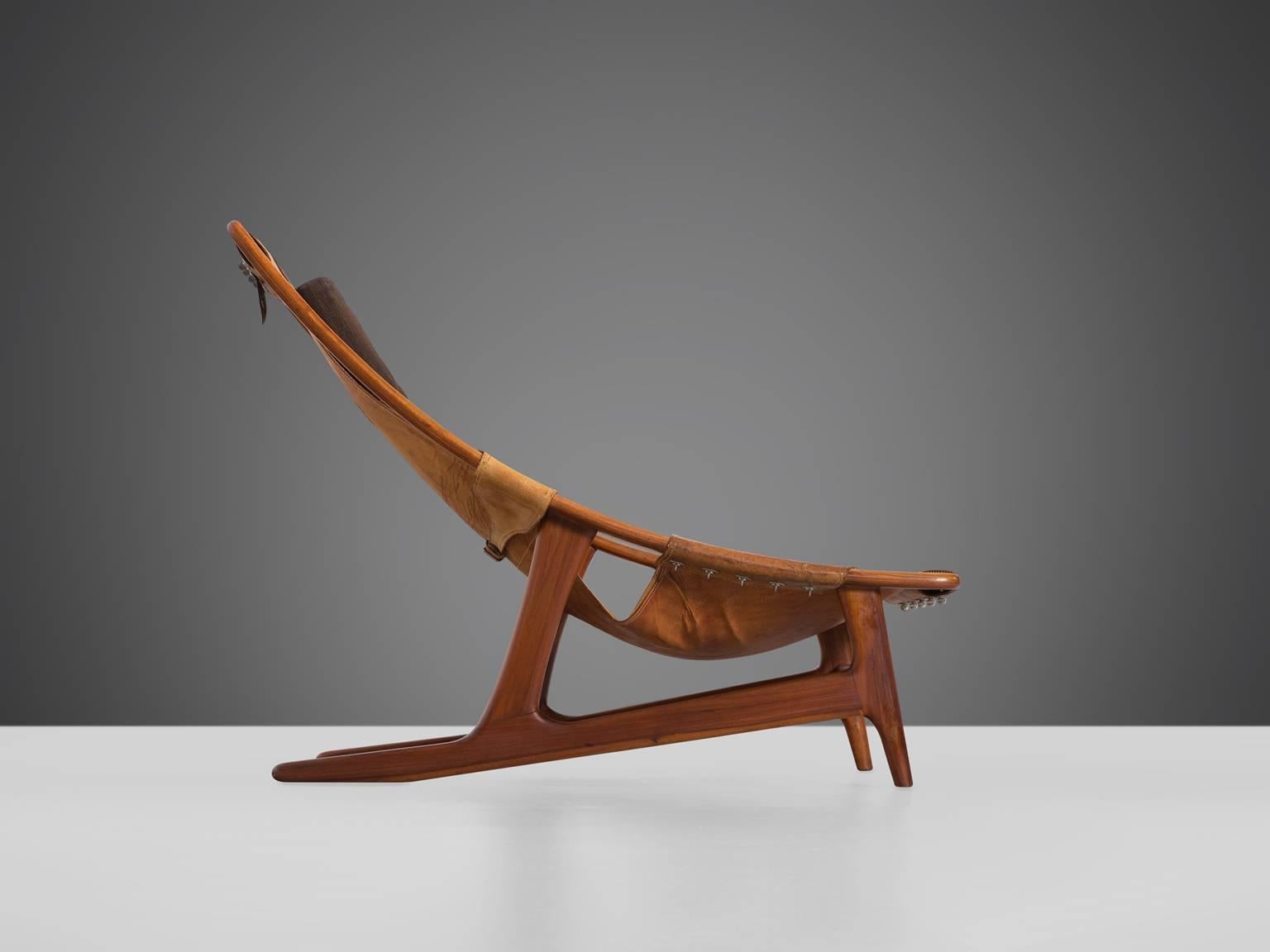 Norwegian Arne Tidemand Ruud 'Holmkollen' Lounge Chair for Norcraft
