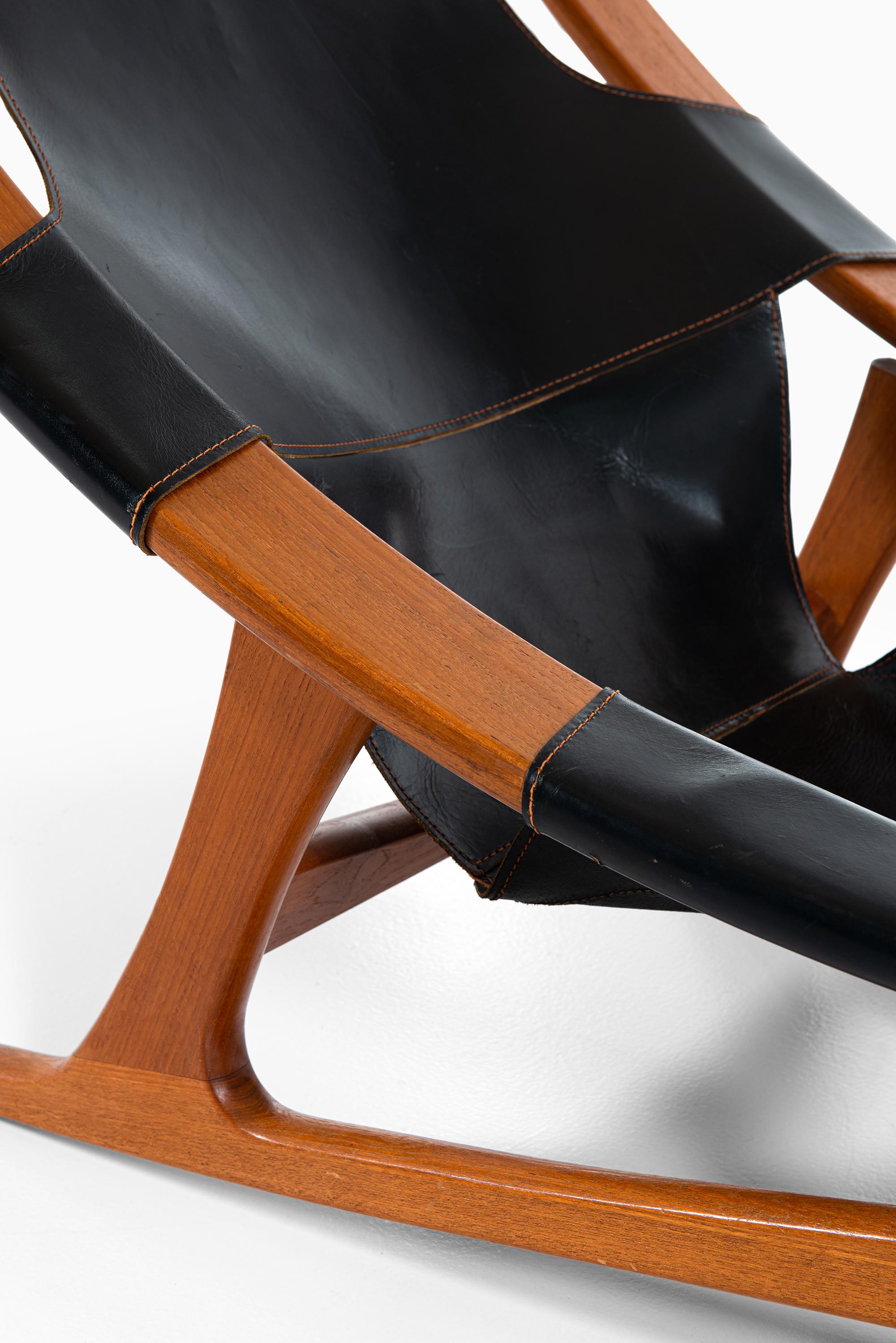 Arne Tidemand-Ruud Lounge Chair Modell Holmenkollen von Norcraft in Norwegen (Mitte des 20. Jahrhunderts) im Angebot