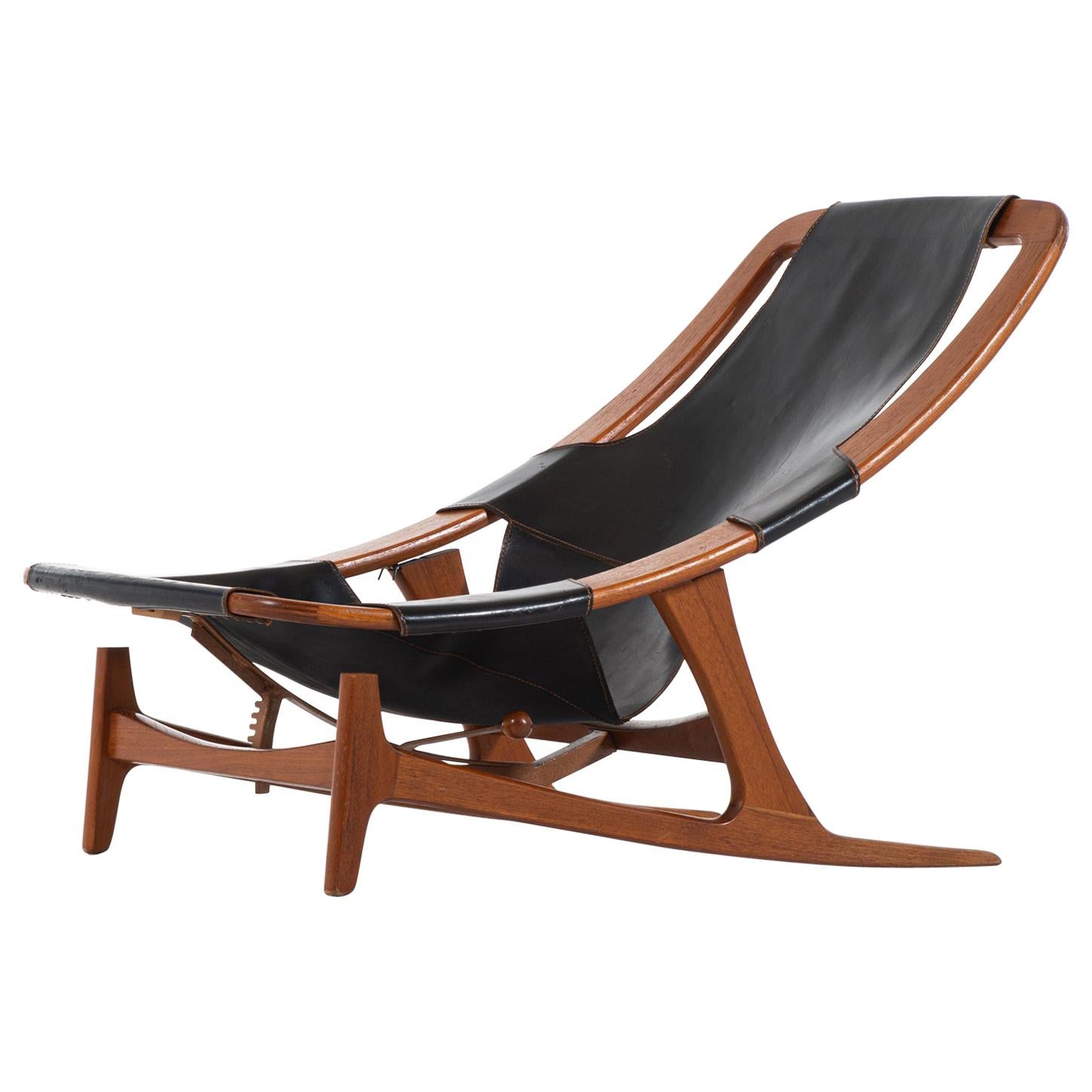 Arne Tidemand-Ruud Lounge Chair Model Holmenkollen by Norcraft in Norway