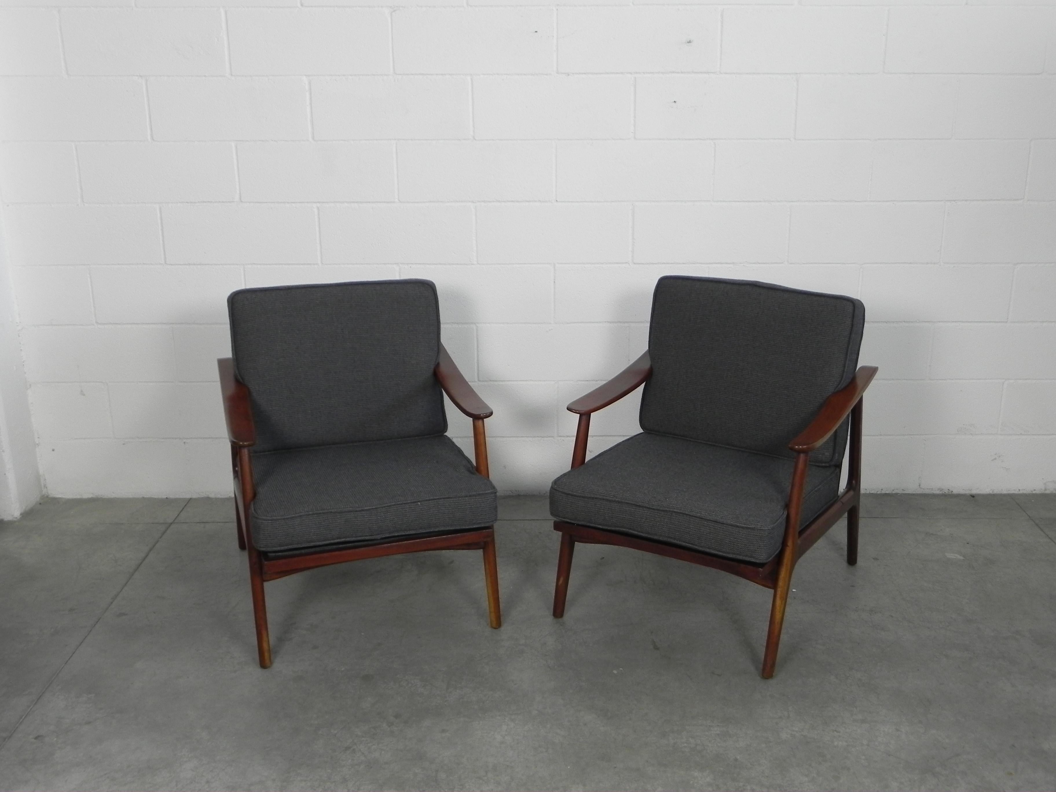 Mid-Century Modern Arne Vodder 1950 fauteuil Danemark en vente