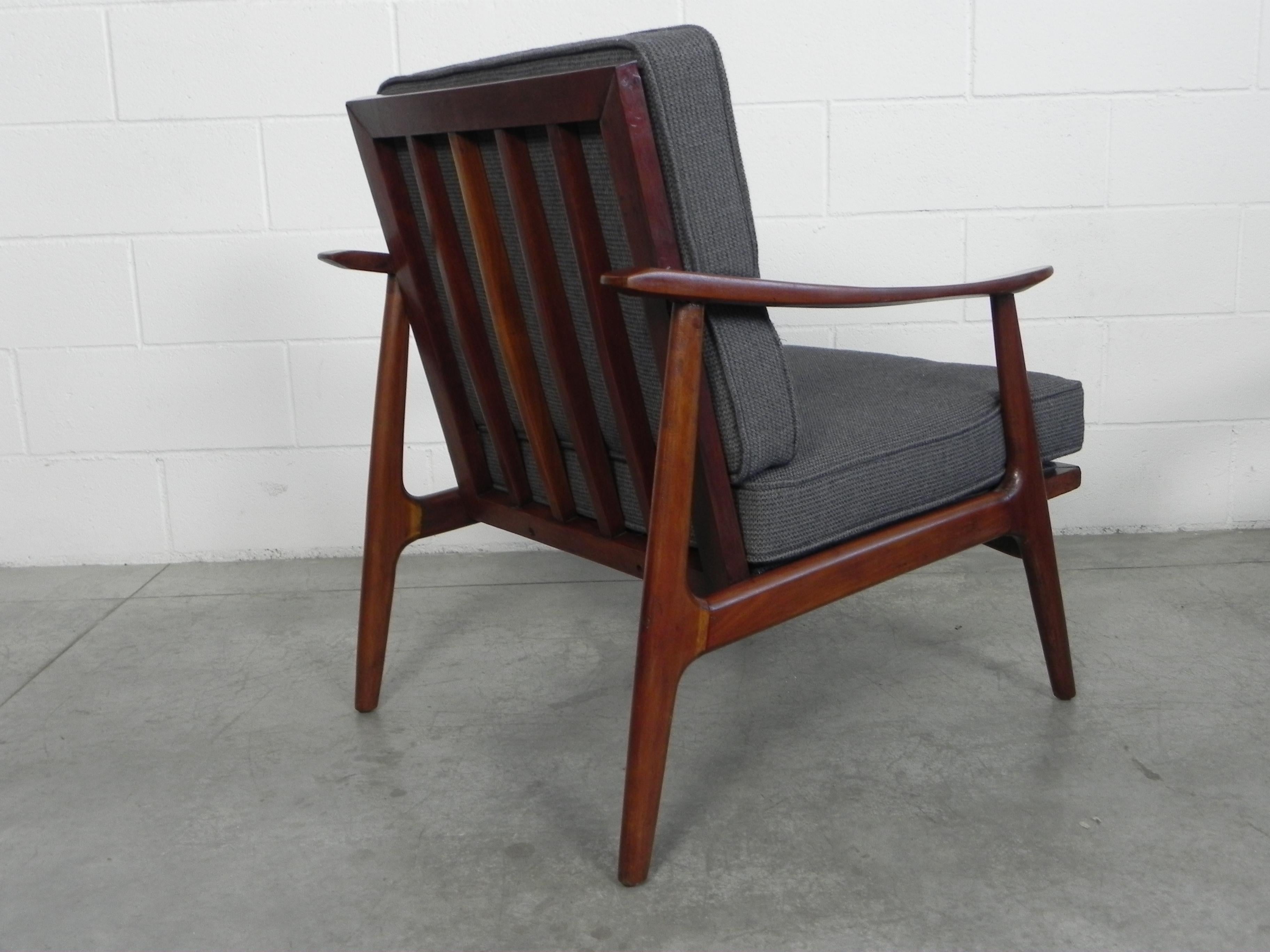 Acajou Arne Vodder 1950 fauteuil Danemark en vente