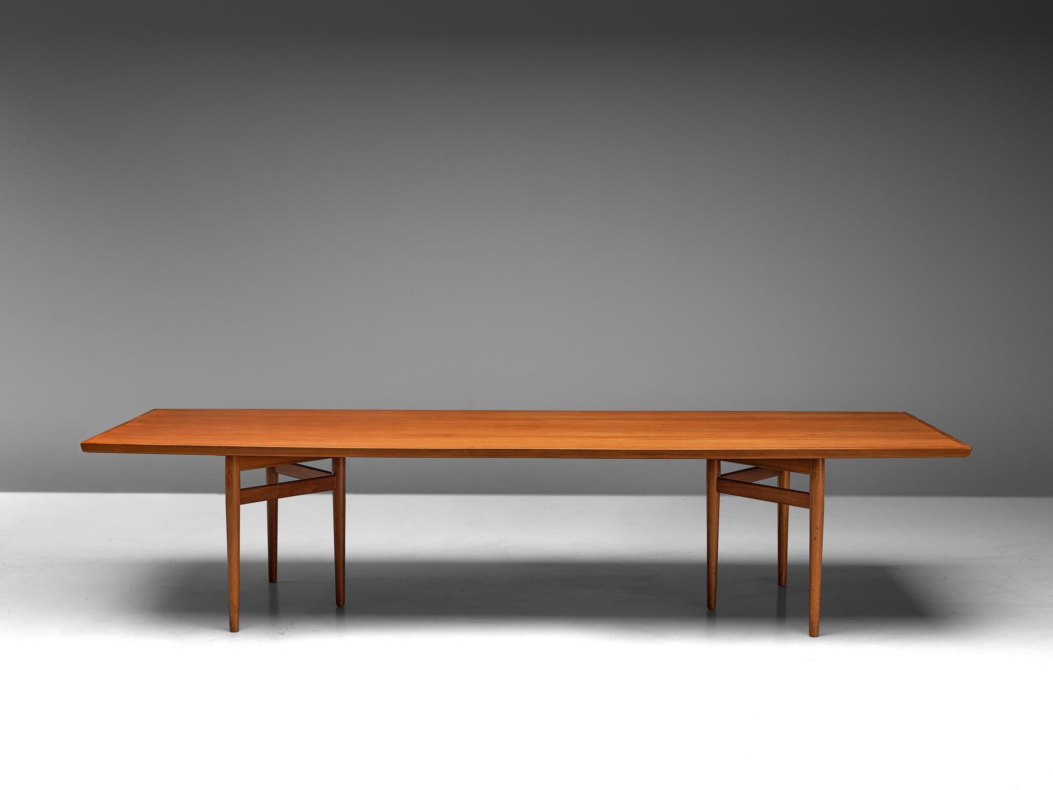 Scandinavian Modern Arne Vodder Large Table in Teak